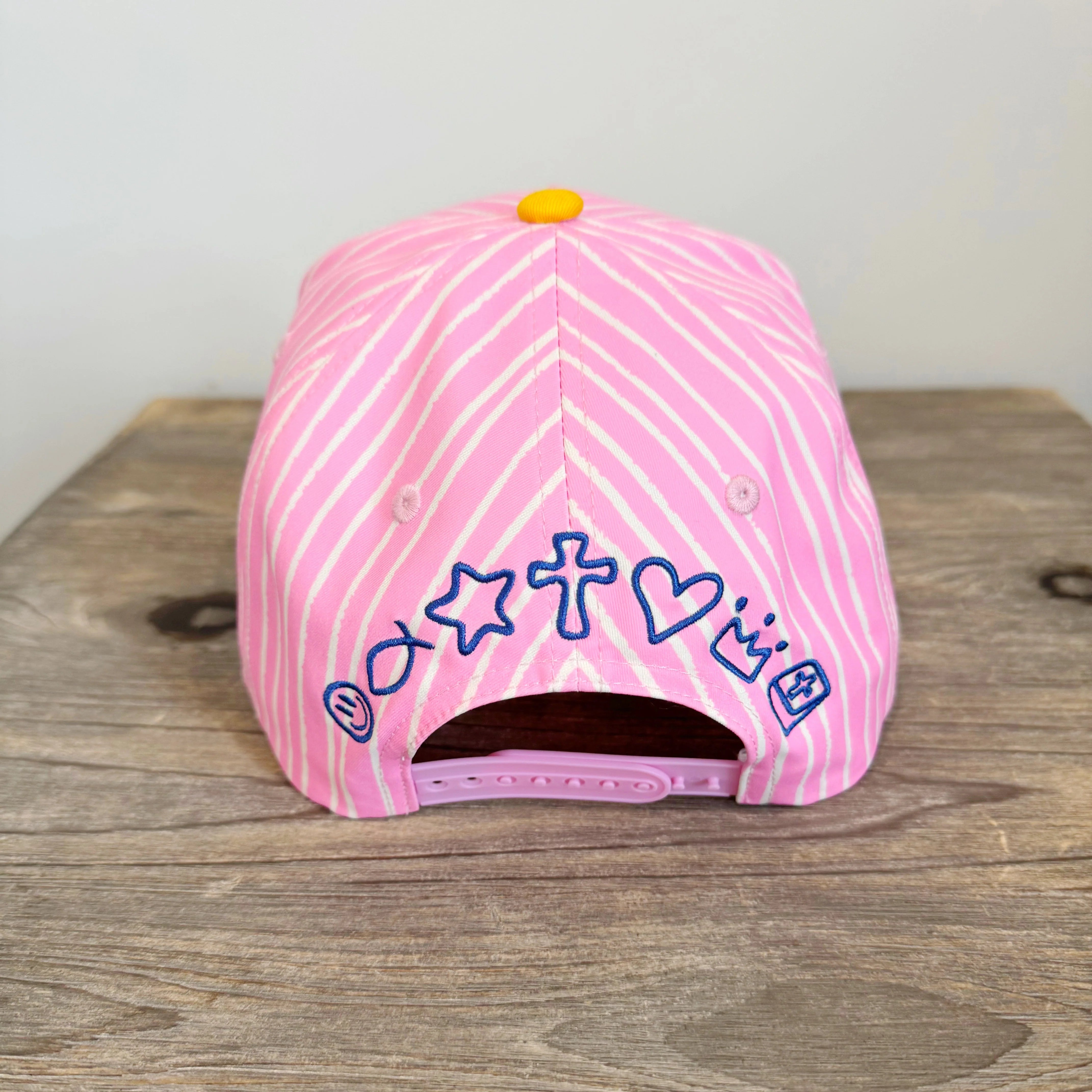 MAKE HEAVEN CROWDED STRIPE HAT