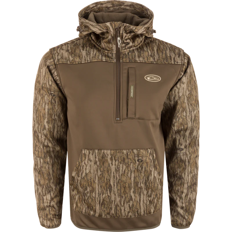 DRAKE MST ENDURANCE HOODIE W/KANGAROO POUCH - ORIGINAL SHADOWGRASS