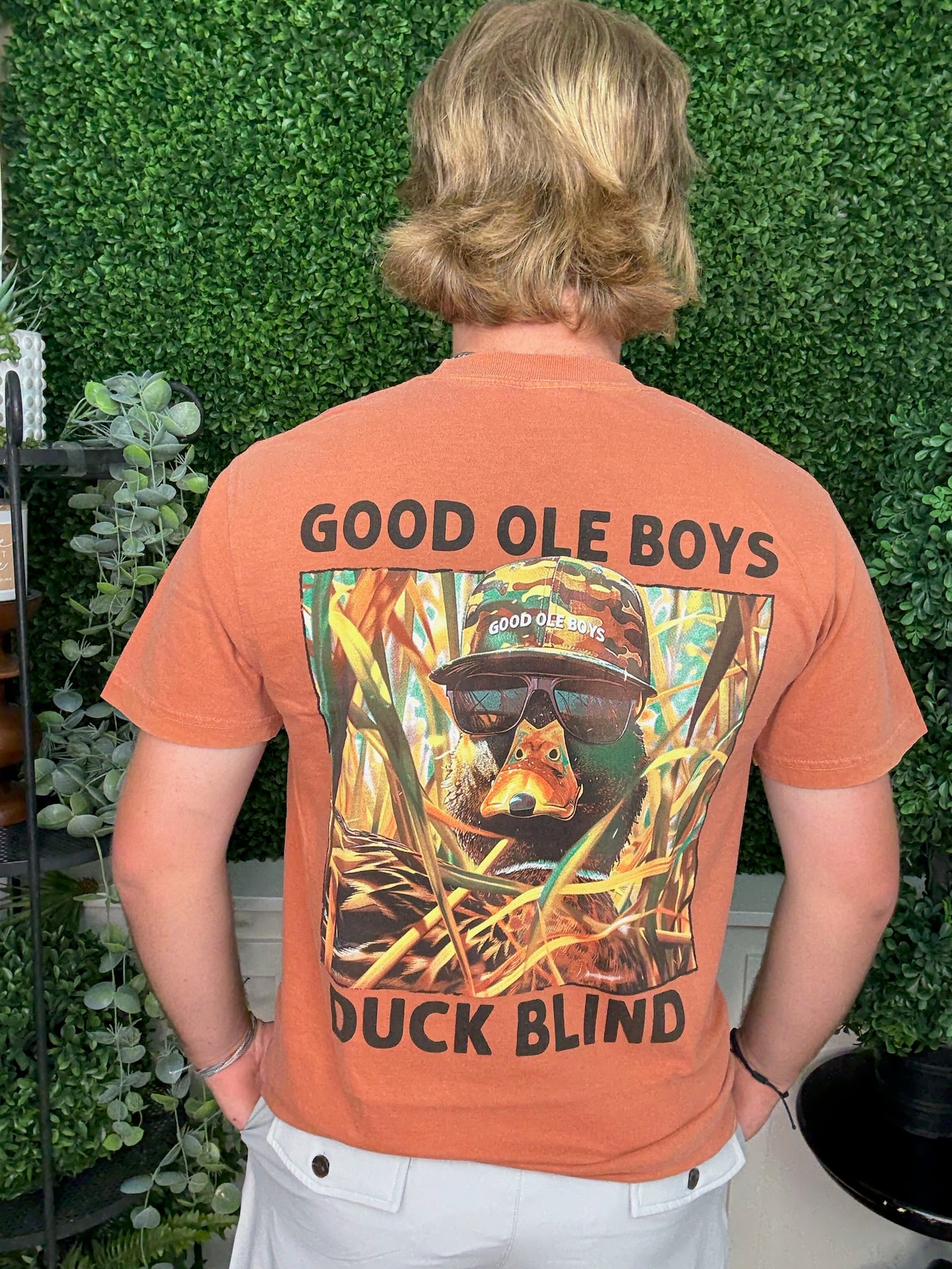 DUCK BLIND SS BURNT ORANGE