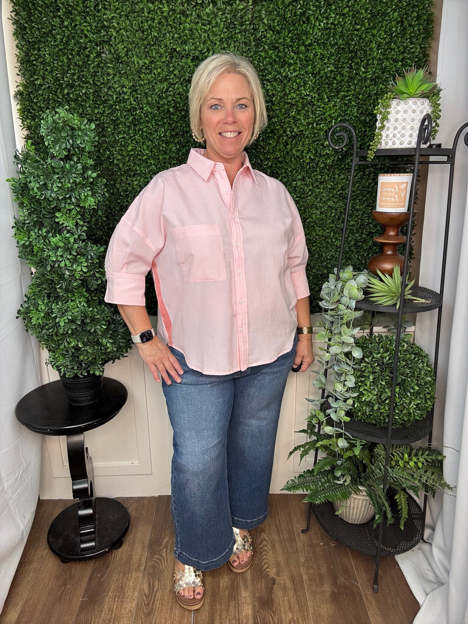 Blush Ease Pocket Shirt