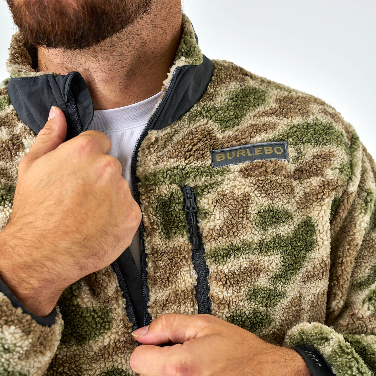 SHERPA - QUARTER ZIP - ALPINE CAMO