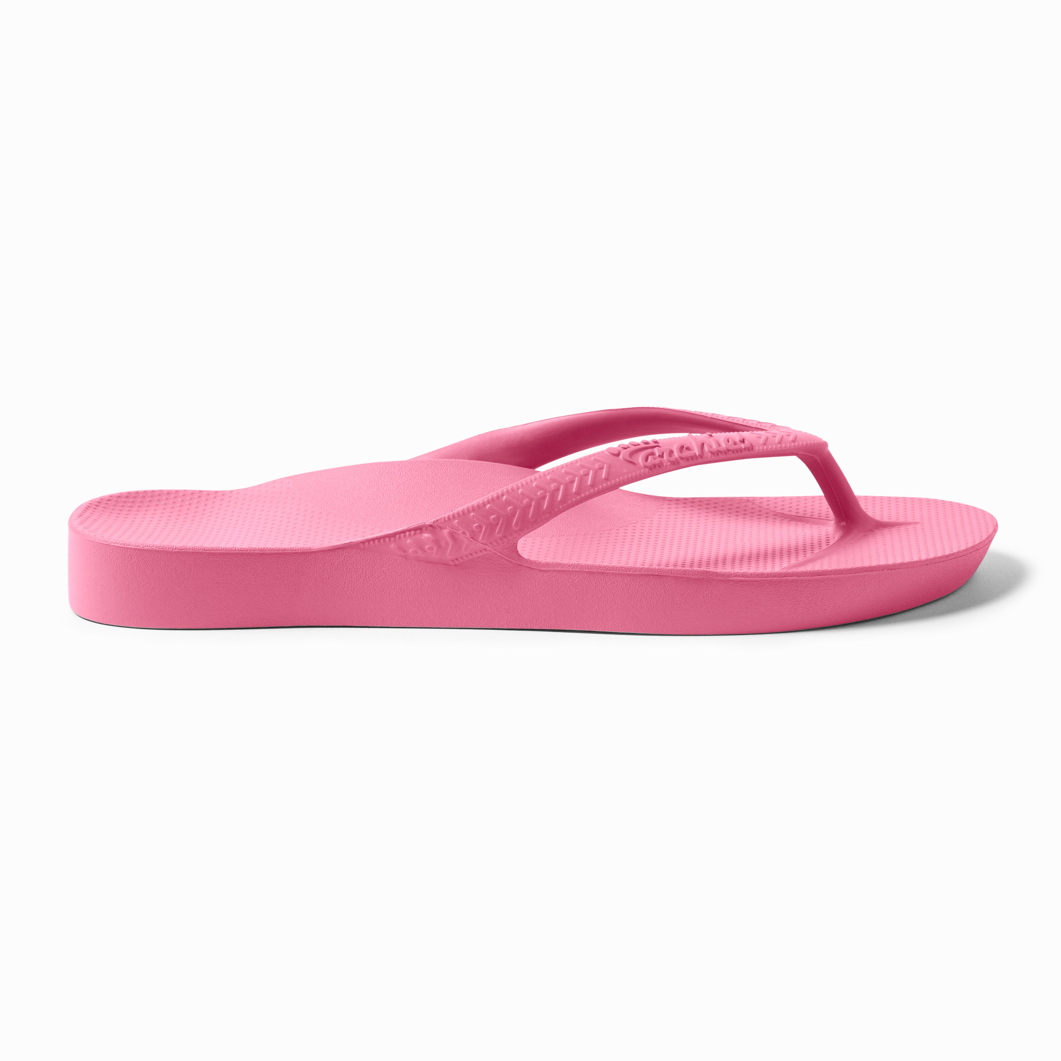 ARCH SUPPORT FLIP FLOPS - HOT PINK
