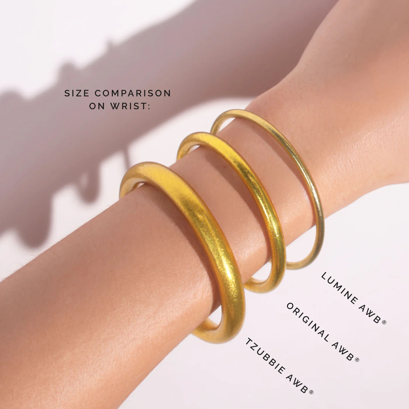 AURA LUMINE ALL WEATHER BANGLES - SET OF 6