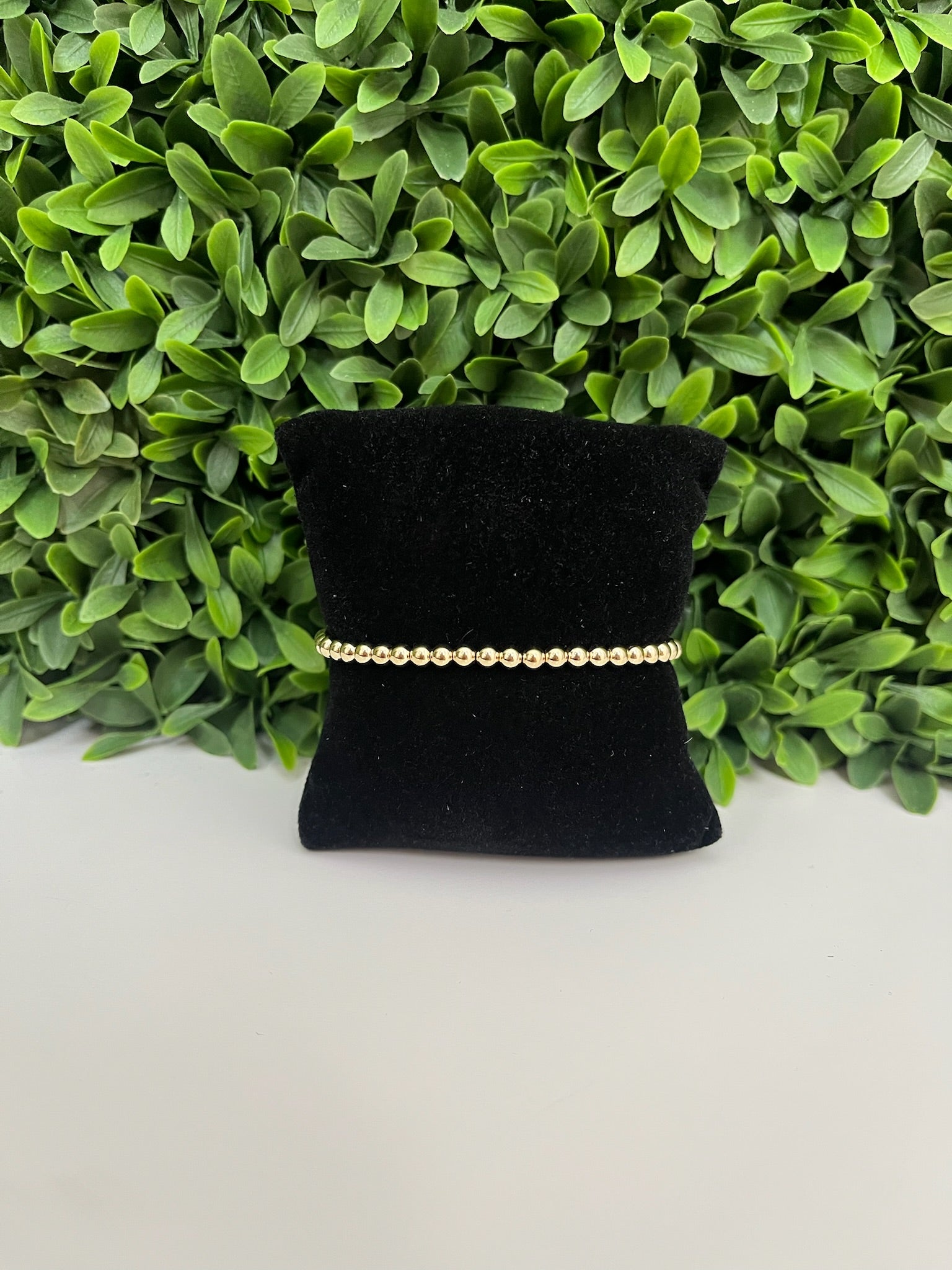 CLASSIC GOLD 4MM BEAD BRACELET