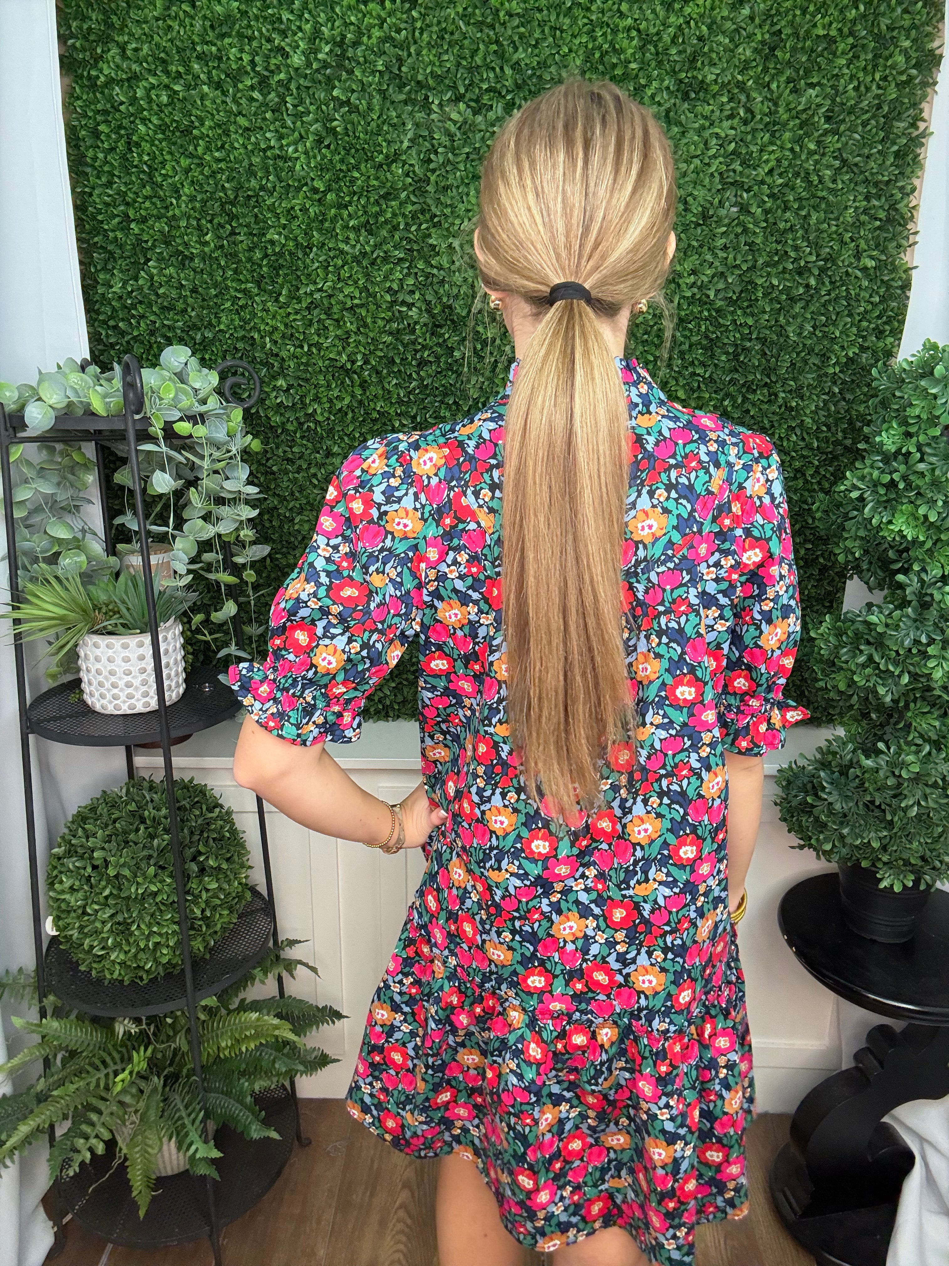 DRESS DAPHNE PAINTED TAPESTRY