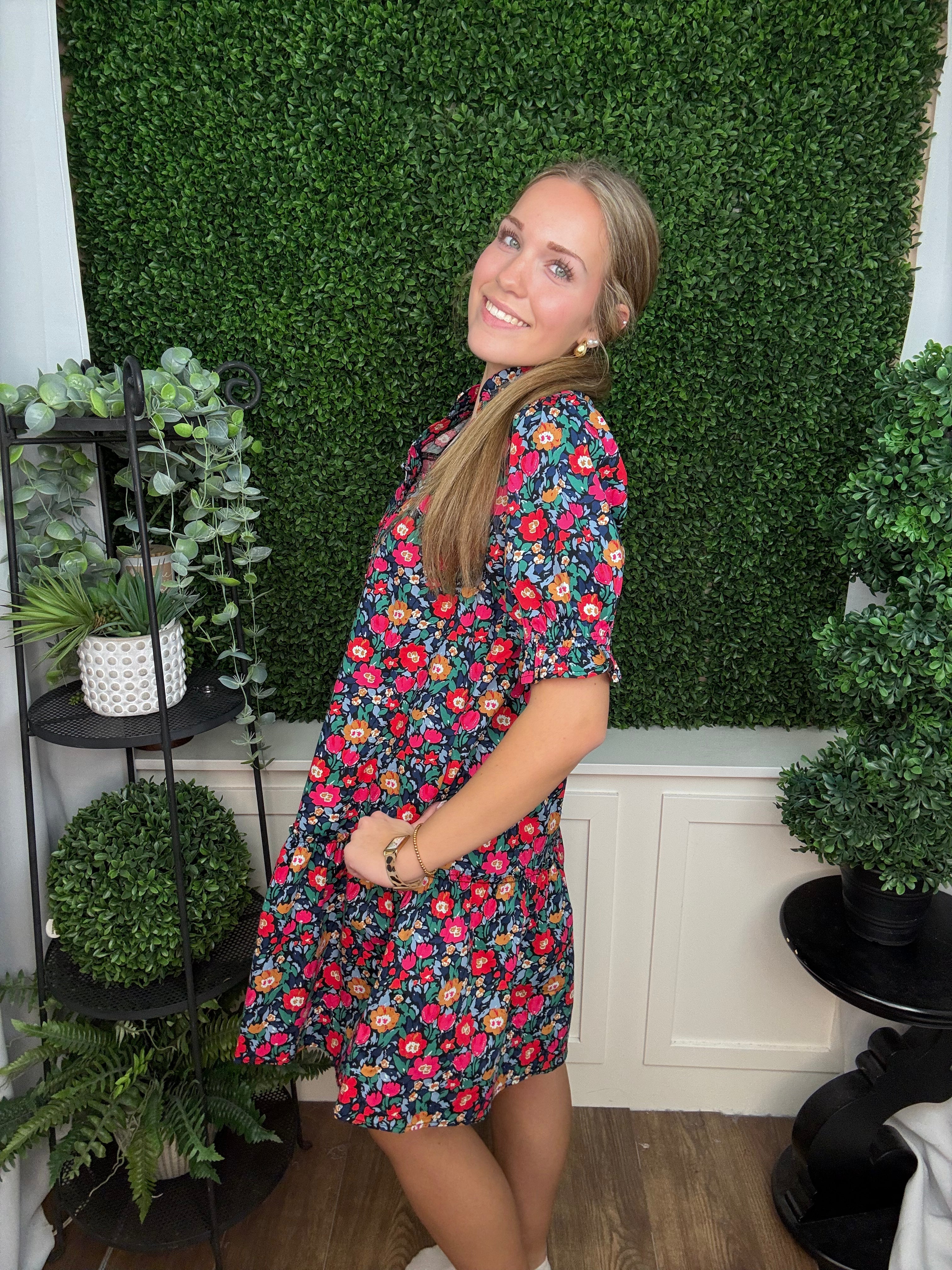 DRESS DAPHNE PAINTED TAPESTRY