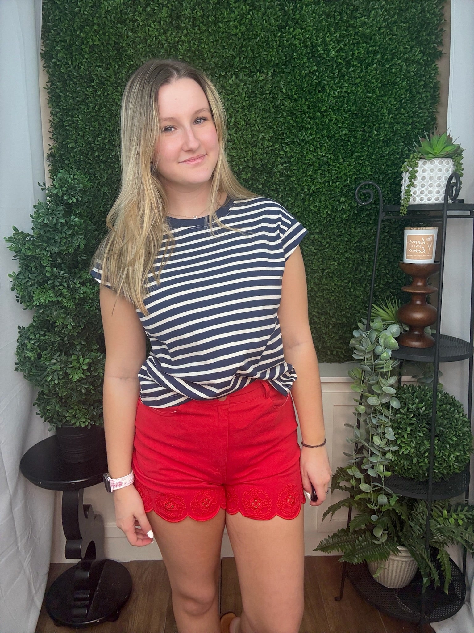 Classic Stripe Fitted Tee