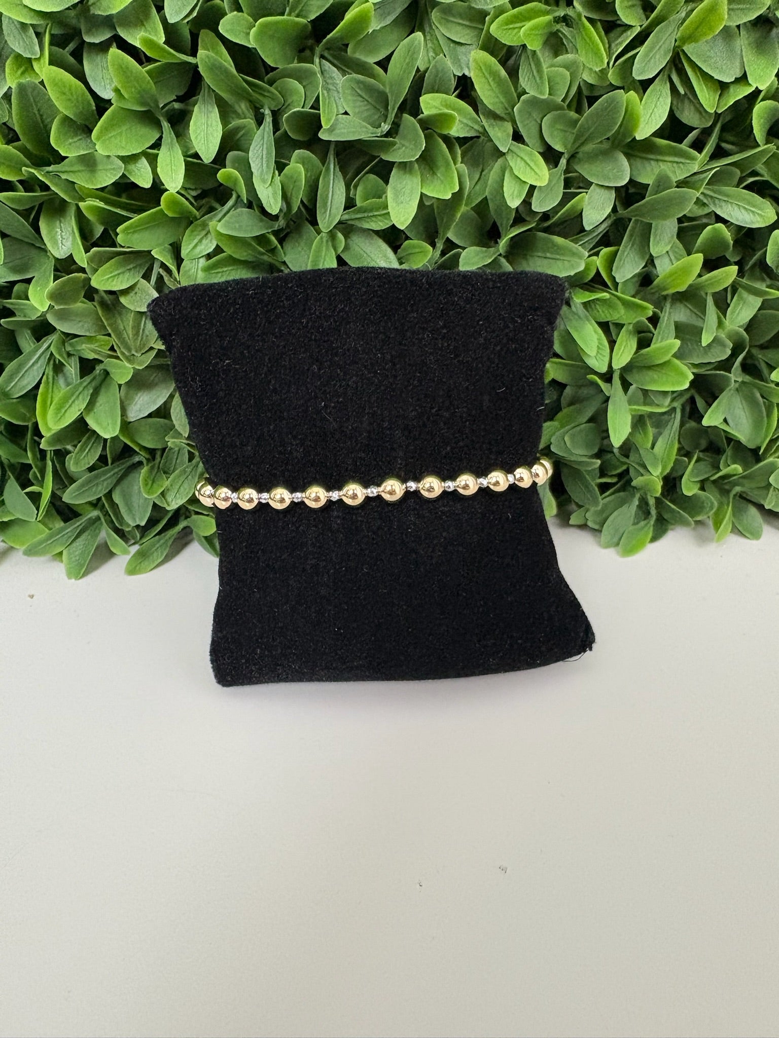 SILVER FACETED HEMATITE GRATEFUL PATTERN 5MM