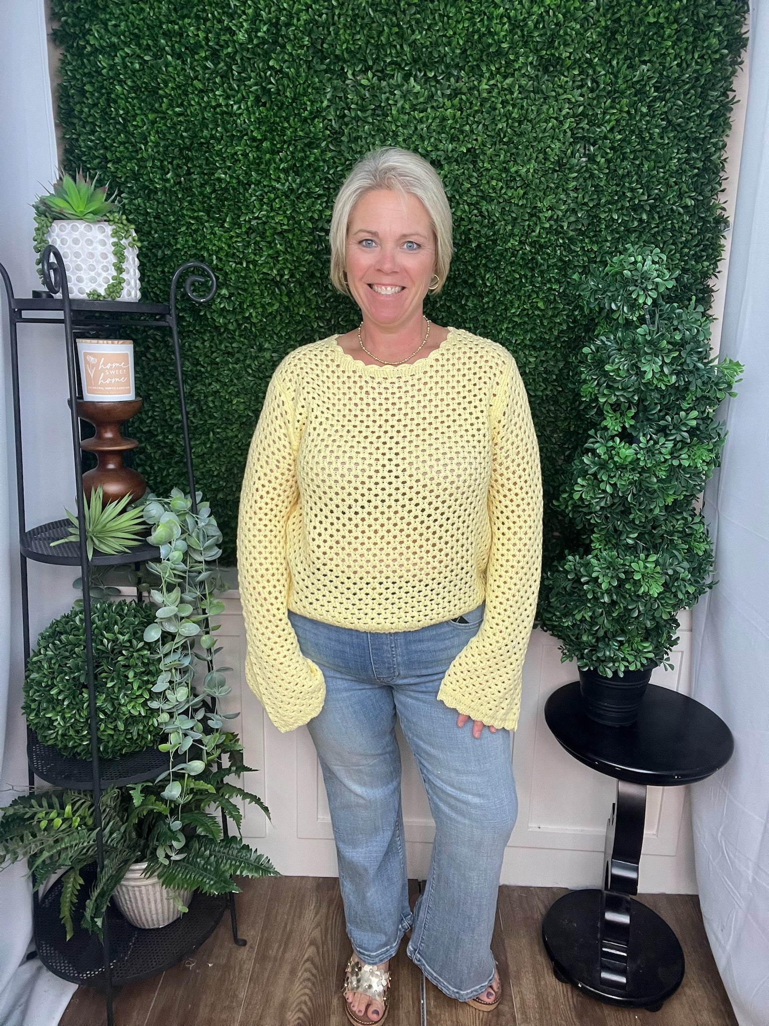 Buttercup Open Knit Sweater