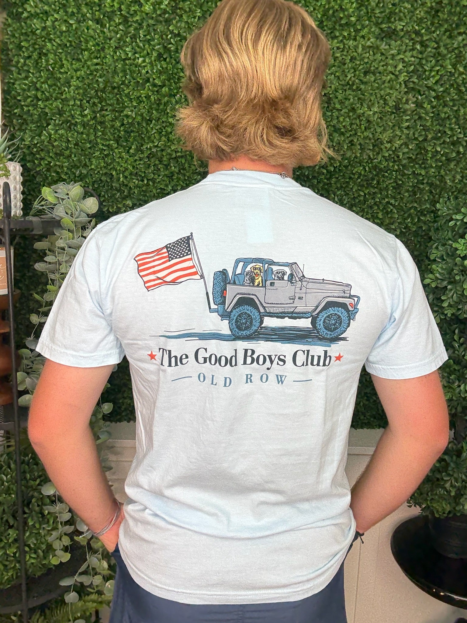 GBC JEEP USA POCKET TEE - CHAMBRAY