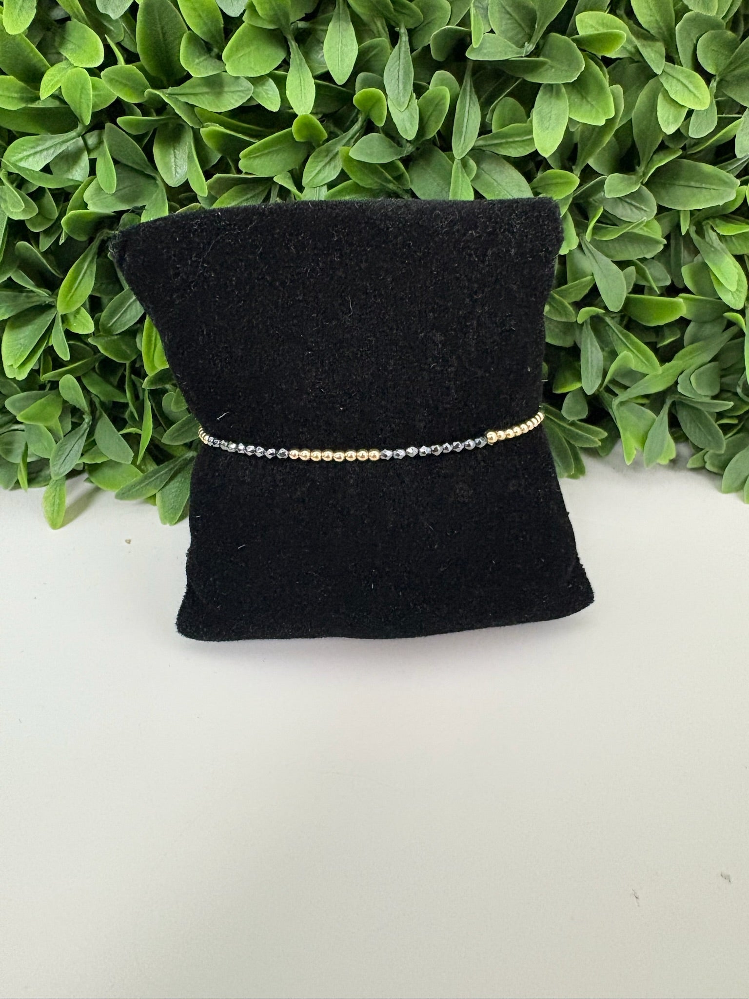 BLISSFUL PATTERN 2MM FACETED HEMATITE