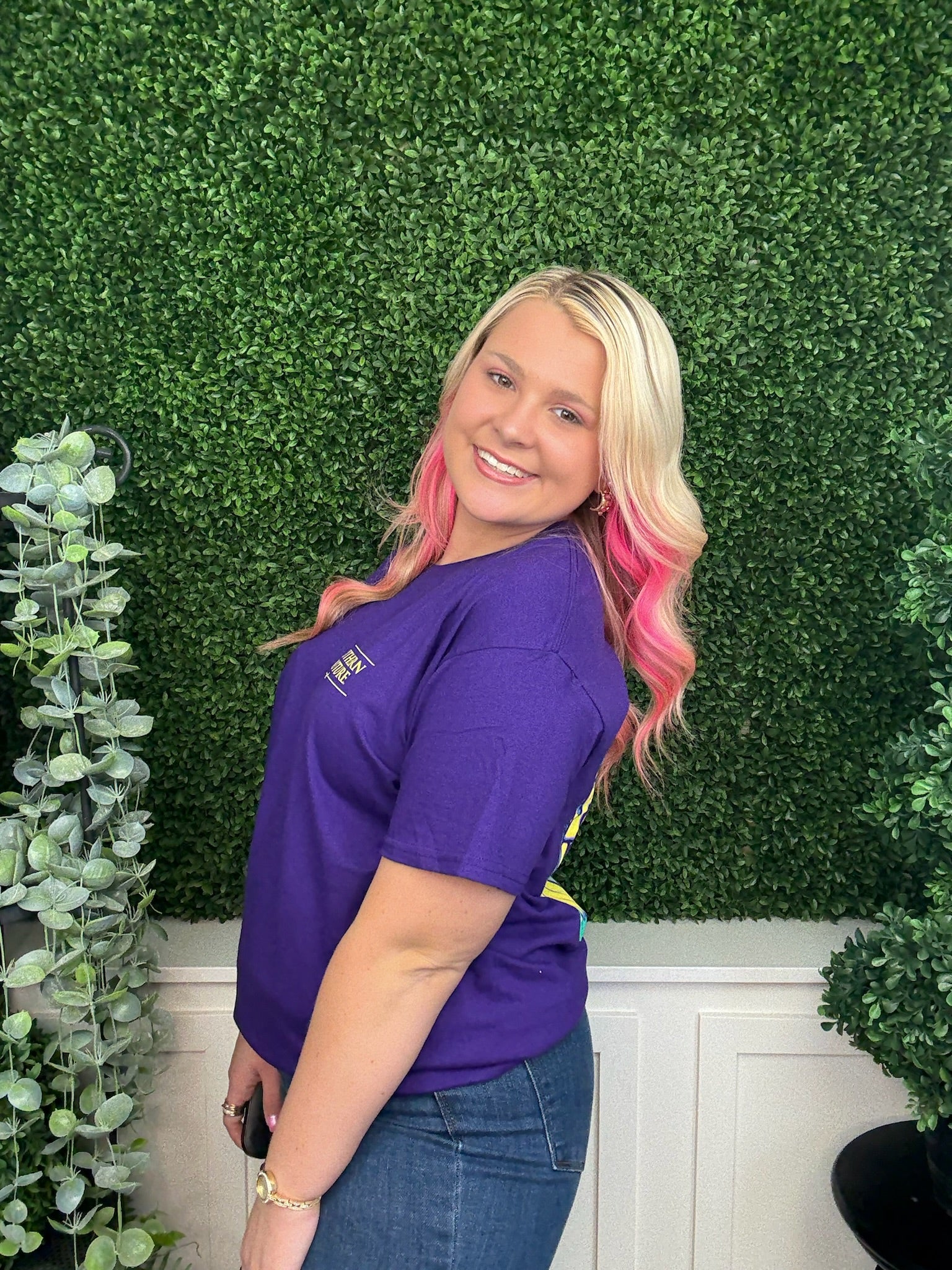 LET YOUR LIGHT SHINE FIREFLY SS - PURPLE