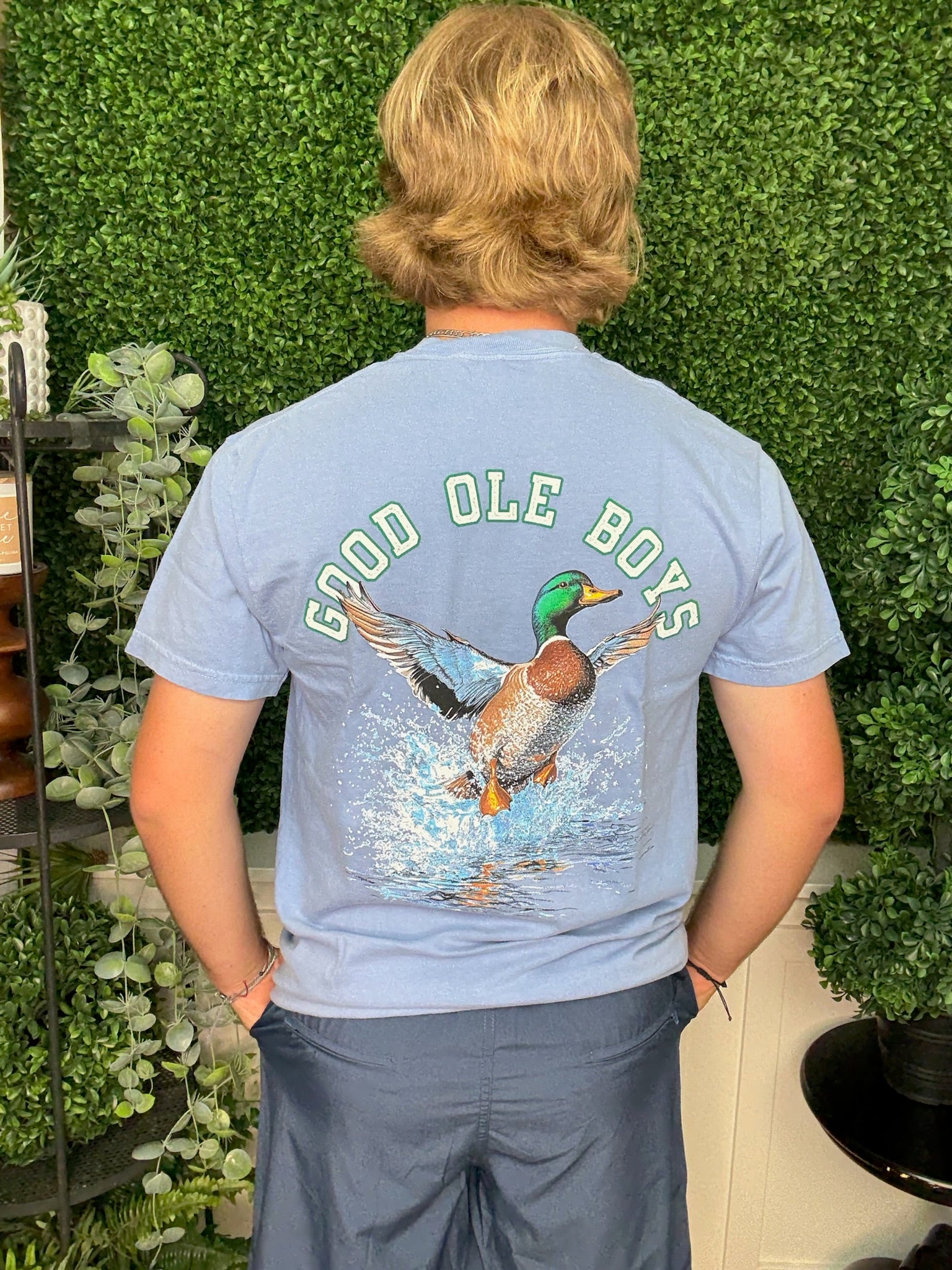 MALLARD SPLASH SS CAROLINA BLUE