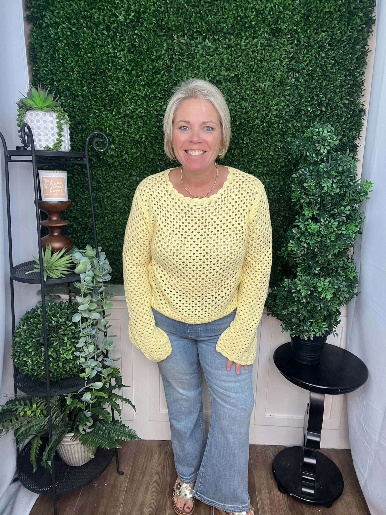 Buttercup Open Knit Sweater