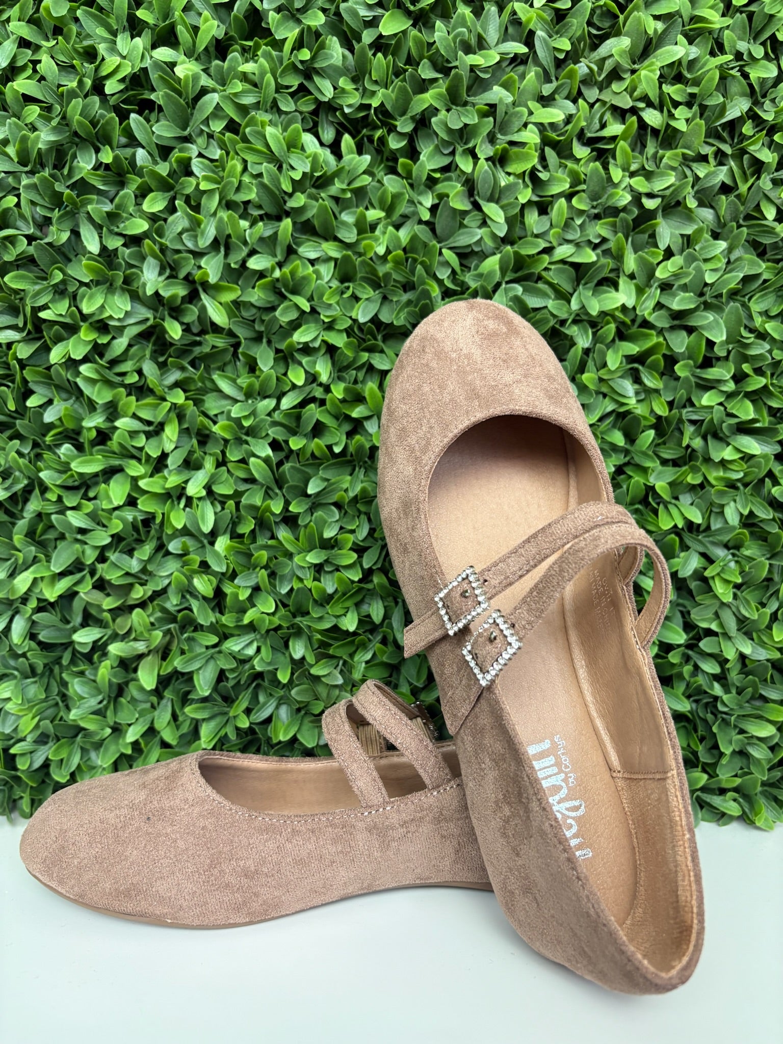 OWN IT - WALNUT FAUX SUEDE