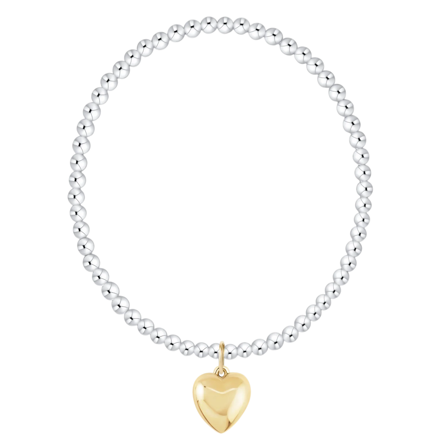 Classic Mixed Metal 3mm Bracelet - Love Plush Gold