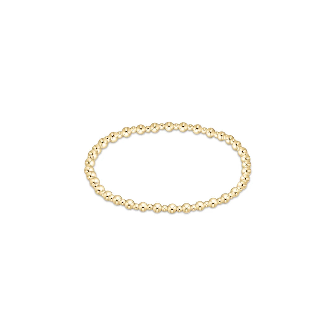 GRATEFUL GOLD 3MM BRACELET