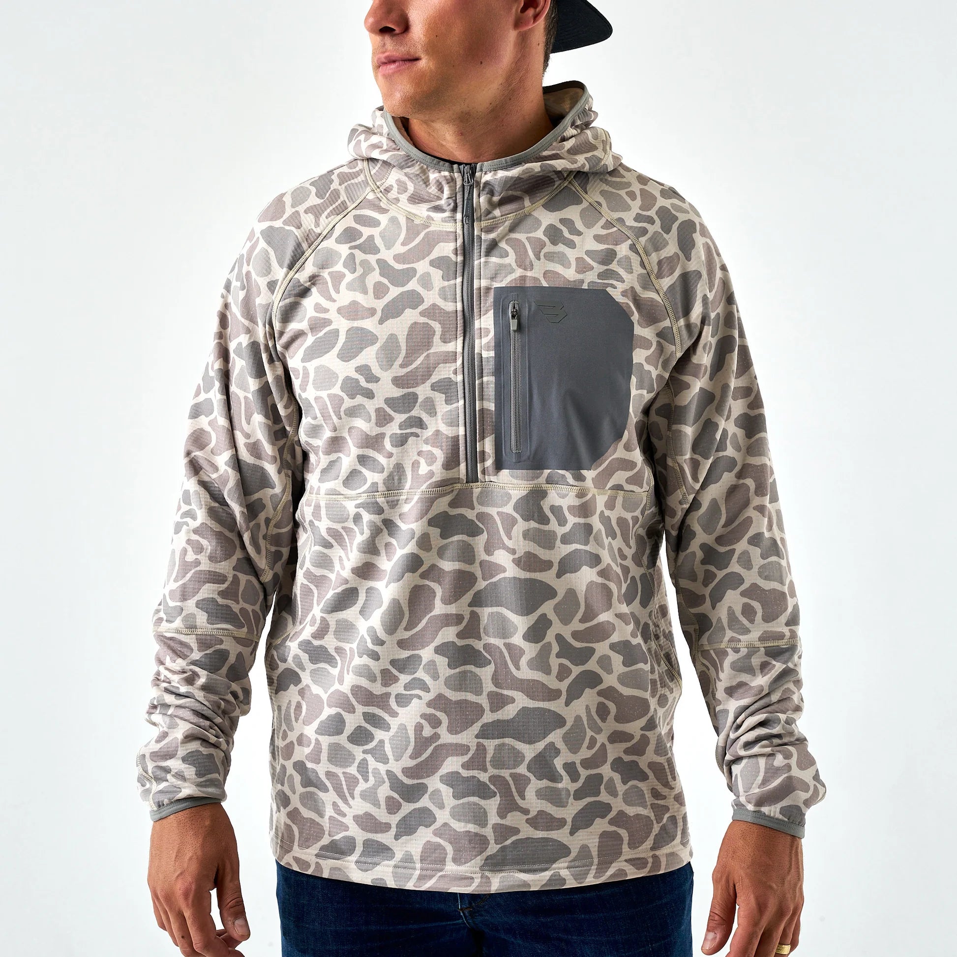 BLAZE TECH QUARTER ZIP - CLASSIC DEER CAMO