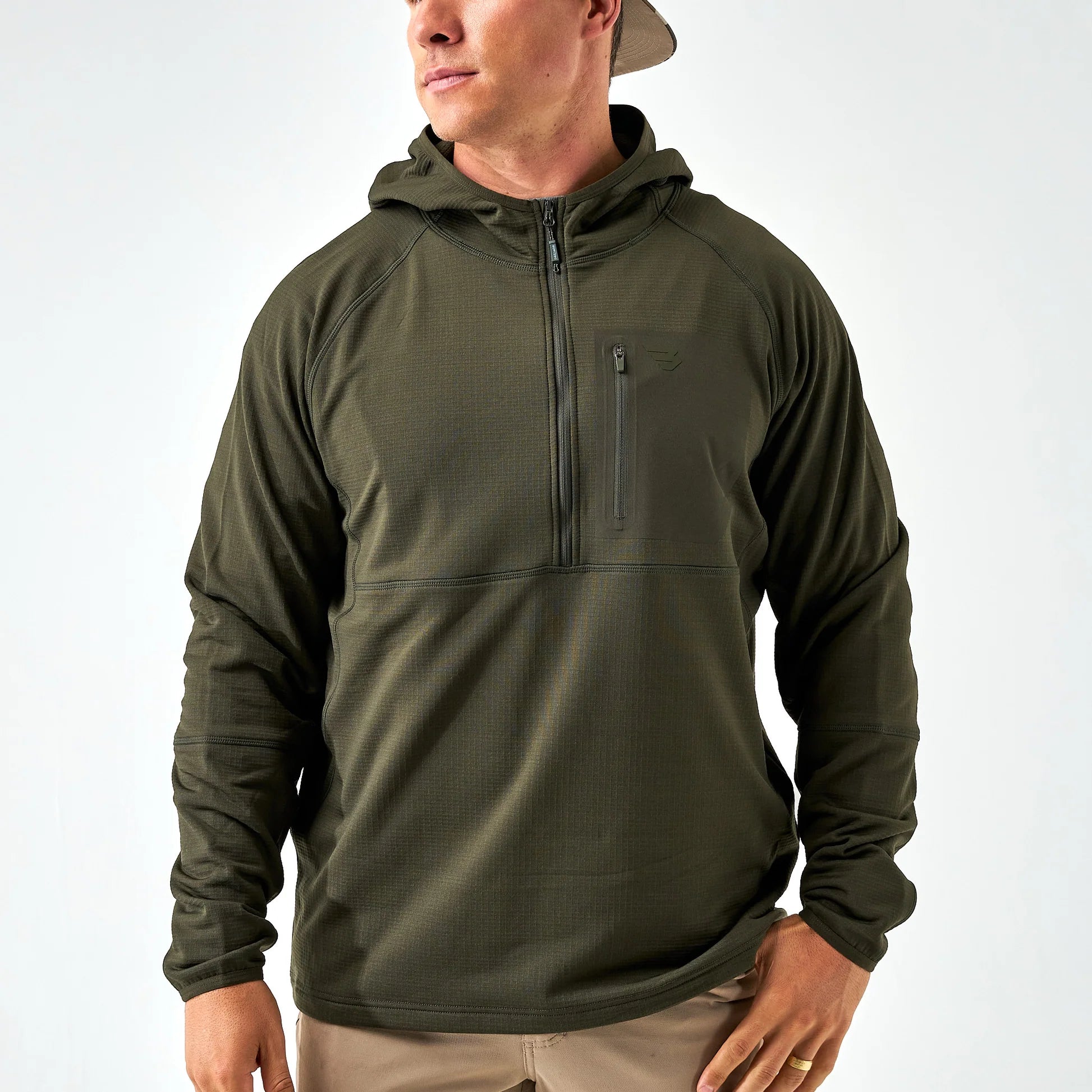 BLAZE TECH QUARTER ZIP - MALLARD GREEN