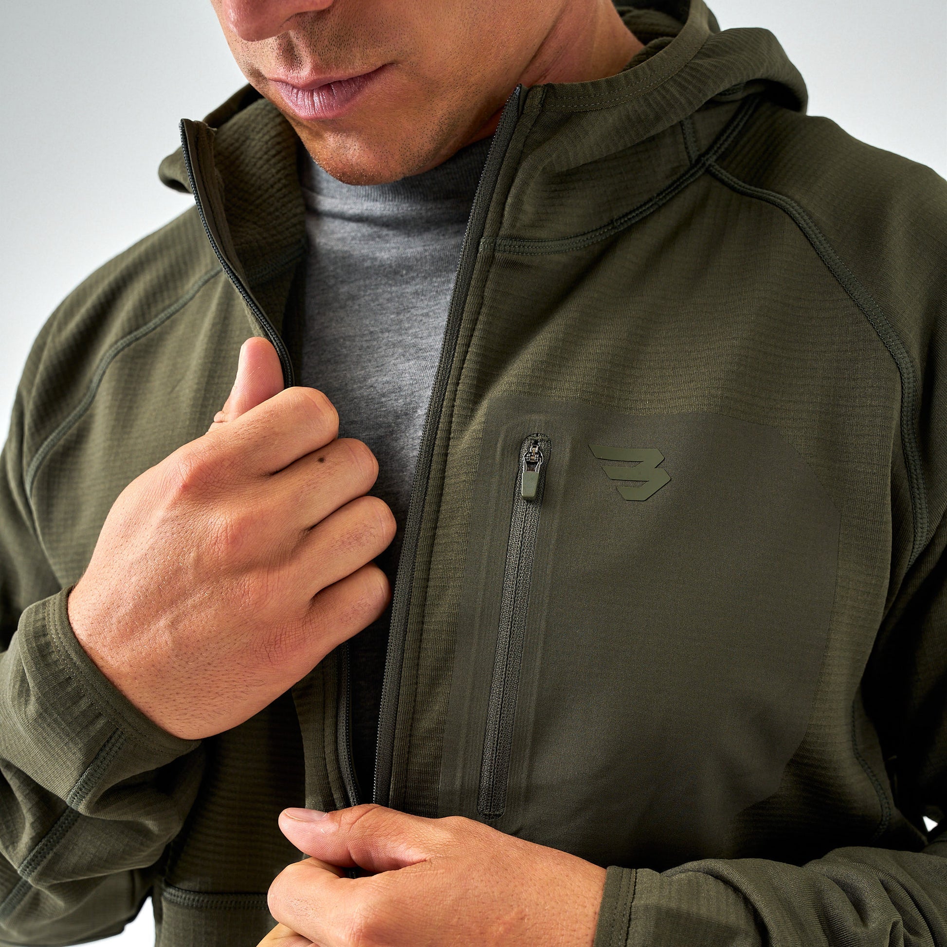 BLAZE TECH QUARTER ZIP - MALLARD GREEN