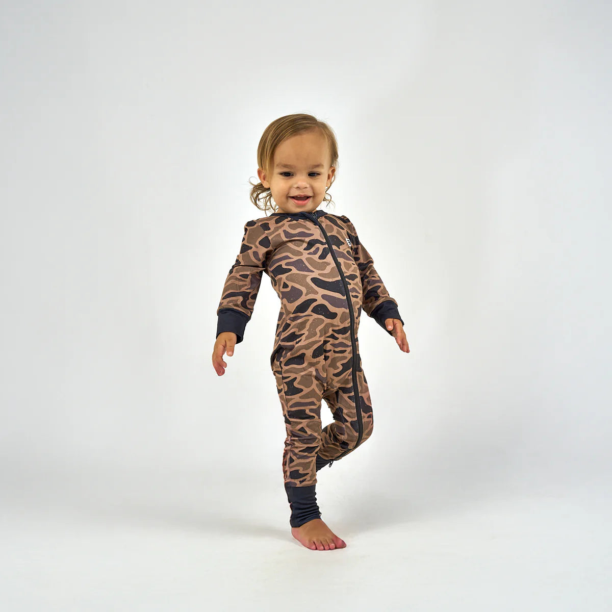 BABY ZIP UP - GUAGE CAMO
