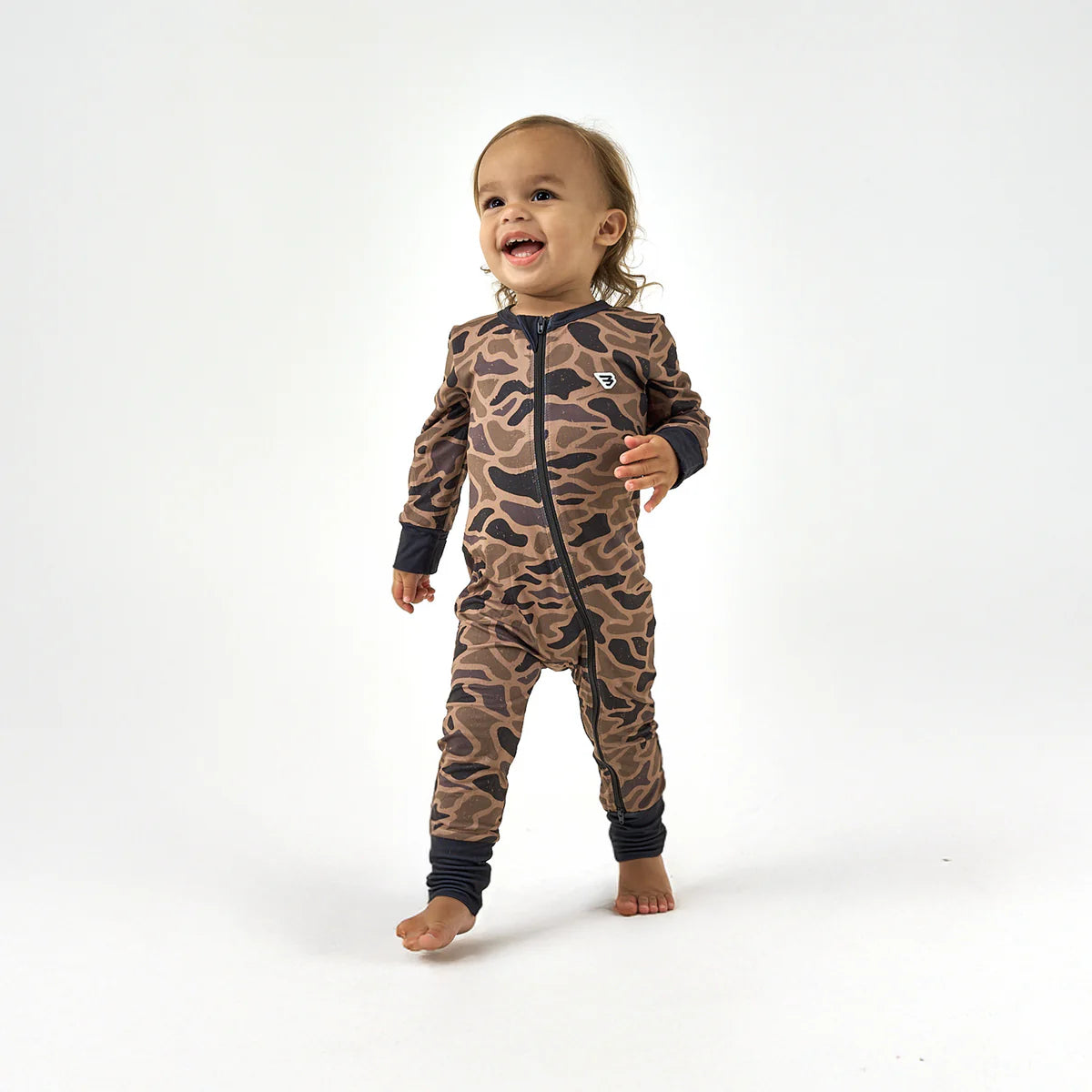 BABY ZIP UP - GUAGE CAMO