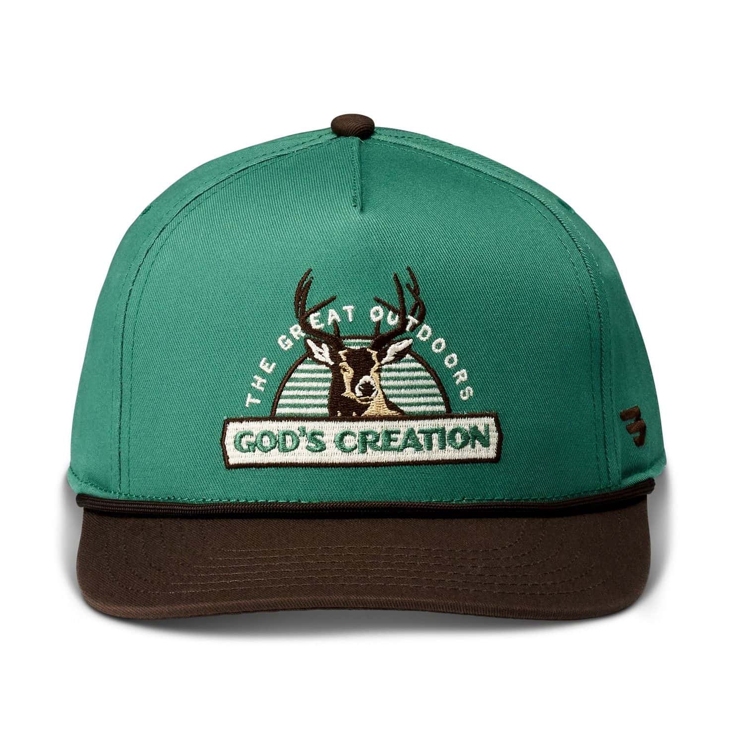CAP - GOD'S CREATION GREEN/BROWN BILL