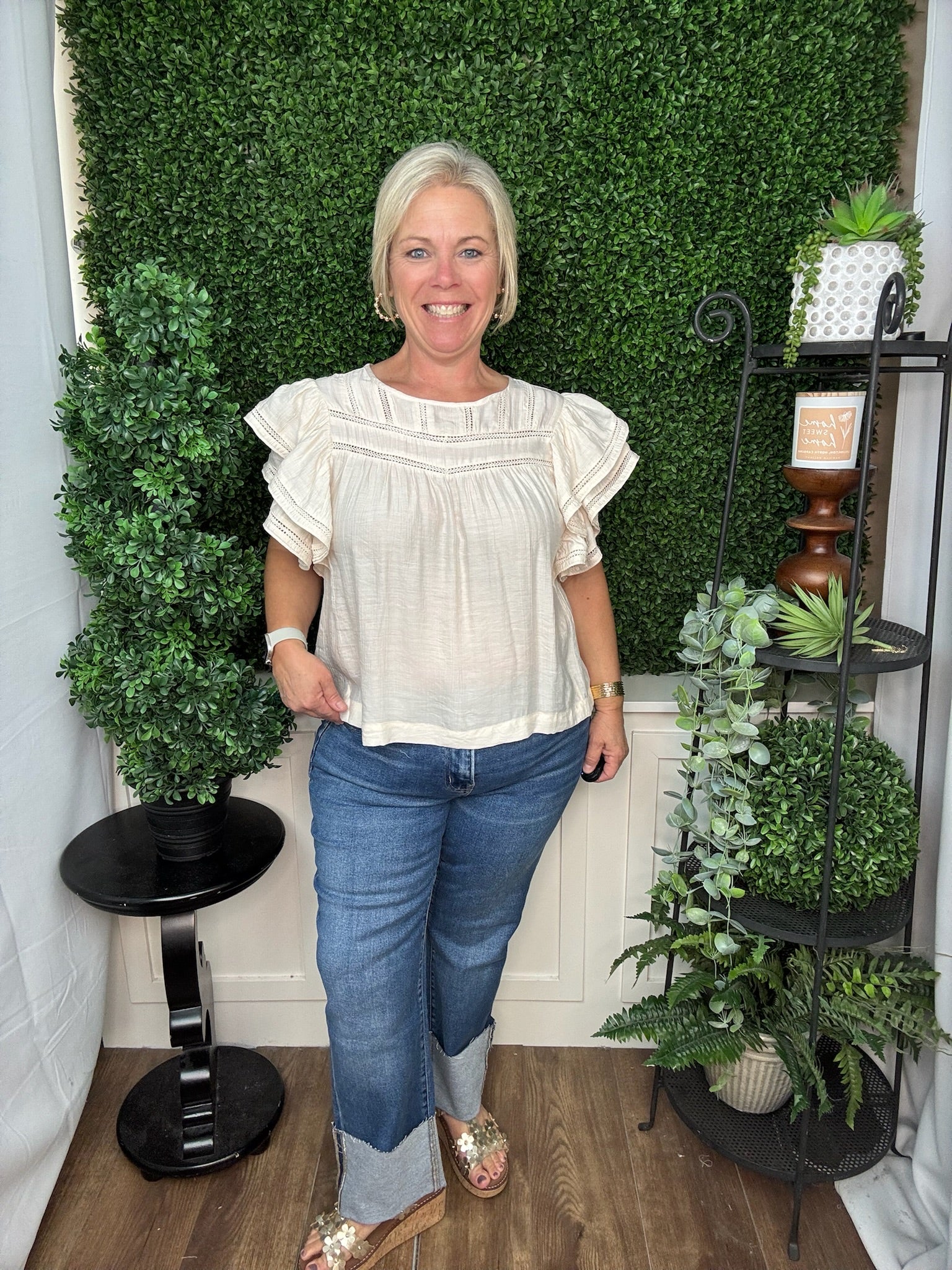 Heirloom Lace Yoke Blouse