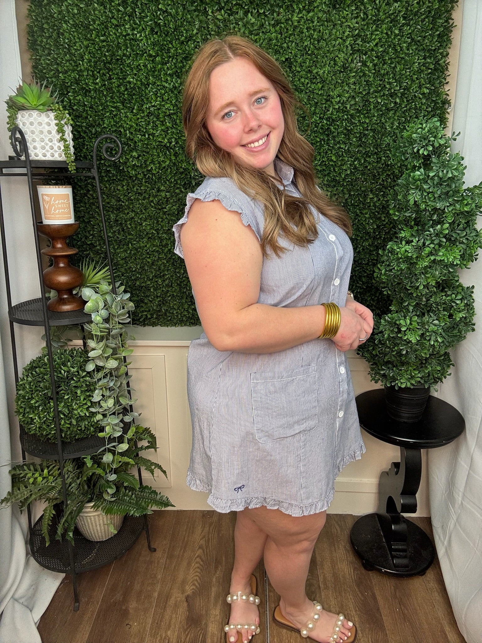 BABYBLUE SHIRT DRESS - BLUE