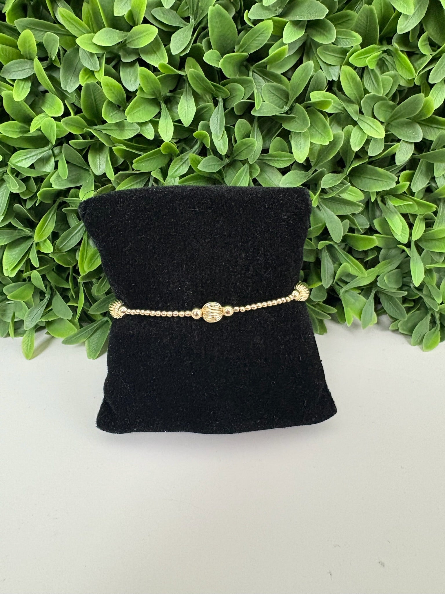 PURPOSE DIGNITY GOLD 6MM BEAD BRACELET