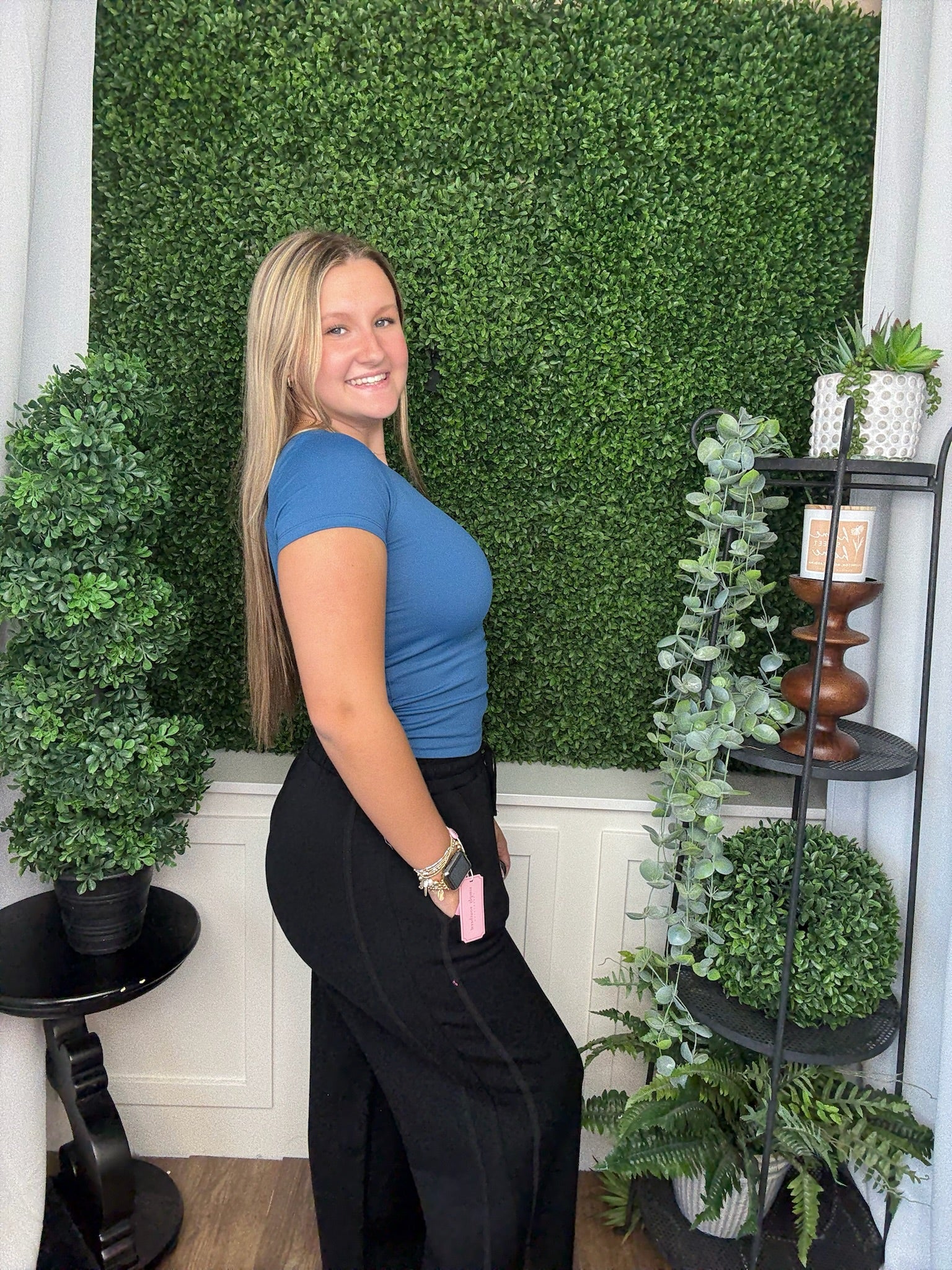 DOUBLE LAYER TEE (0225) - DARK BLUE