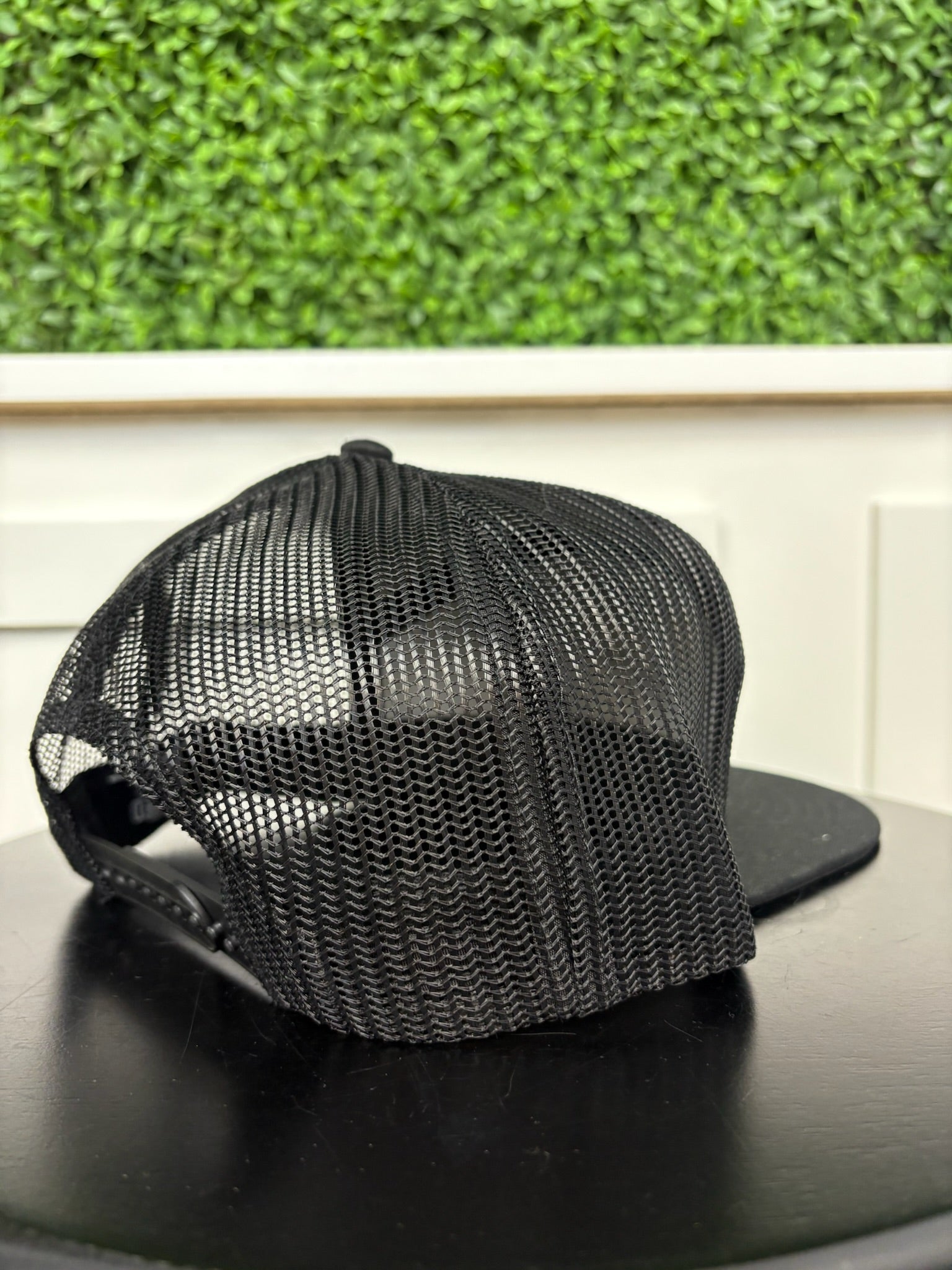 WHISKEY AND WOMENS PATCH HAT HEATHER/BLACK