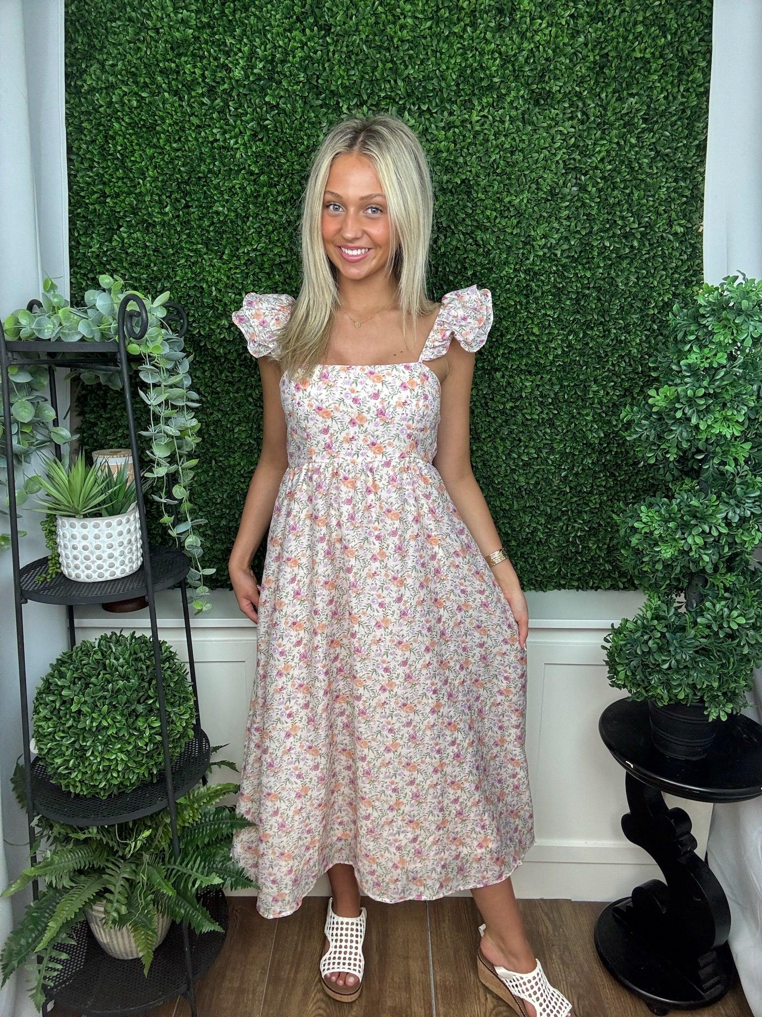 Romantic Floral Summer Sundress