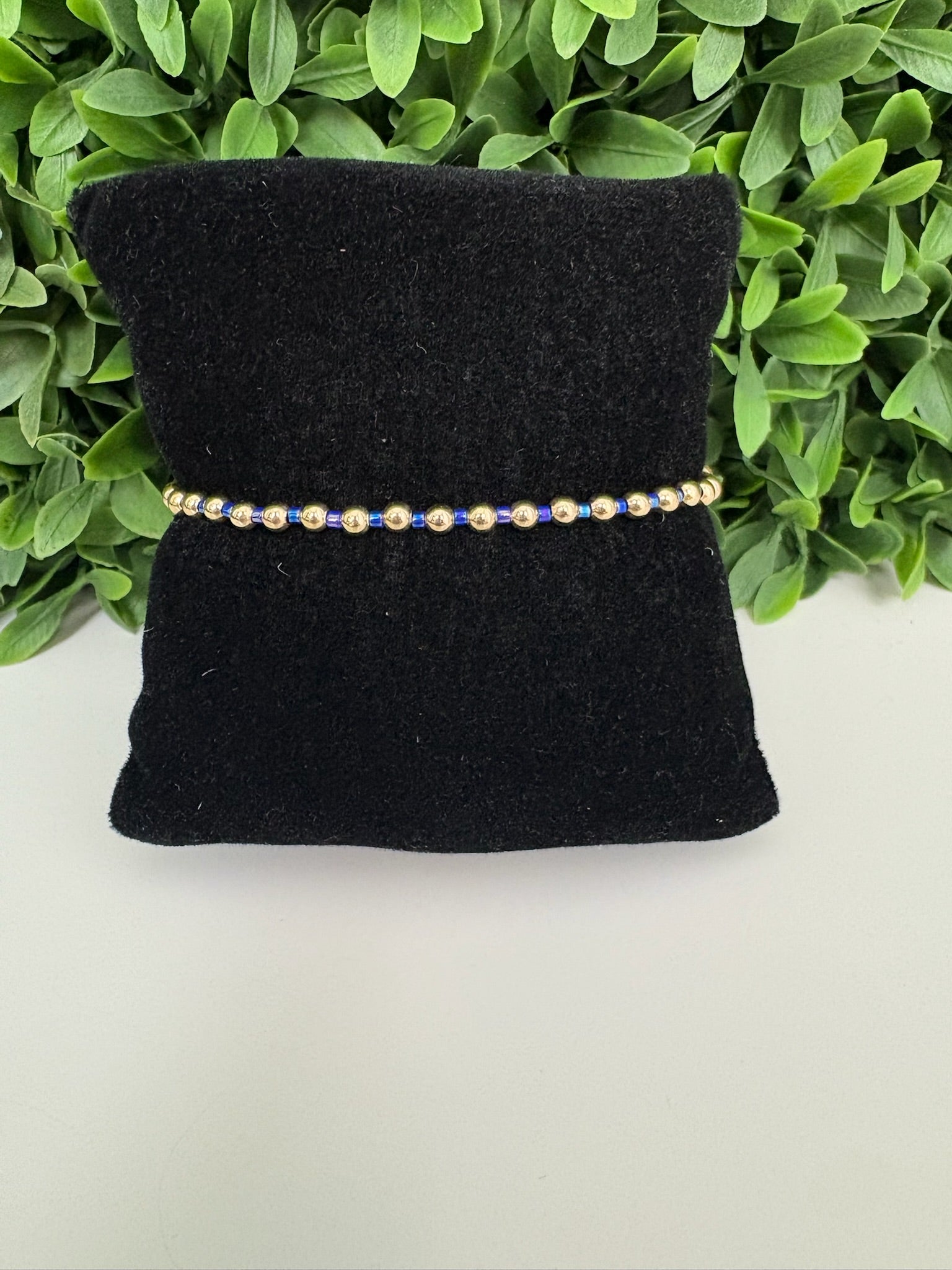 HOPE GRATEFUL BRACELET - BLUE METALLIC