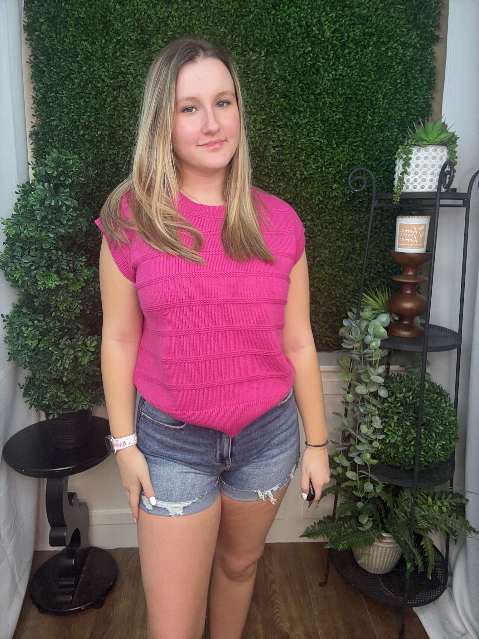 Bubblegum Breeze Knit Top