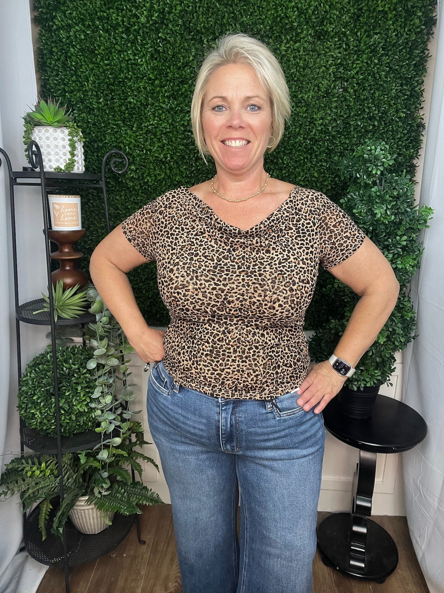 Savannah Breeze Animal Print Top