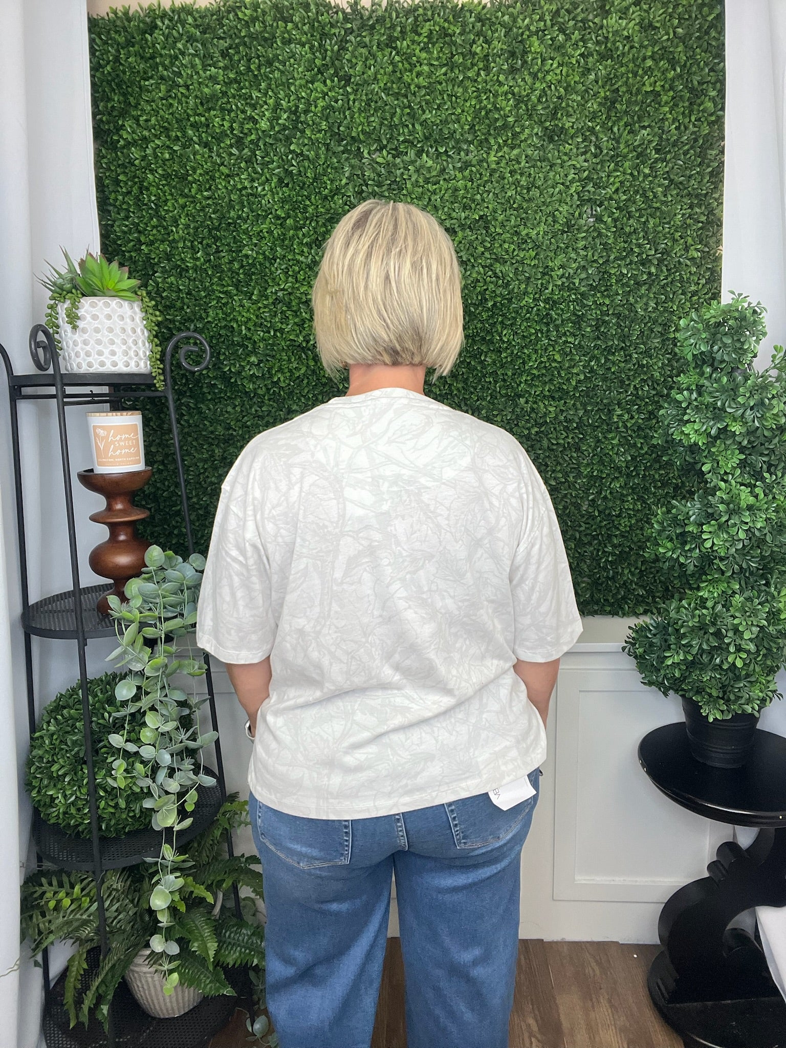 WOODLAND CAMO SS WAIST LENGTH TEE - ICE WOODLAND