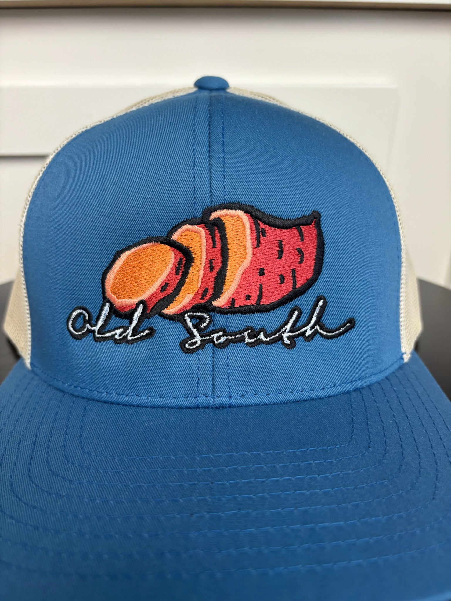 TRUCKER SWEET POTATO - OCEAN BLUE/BEIGE