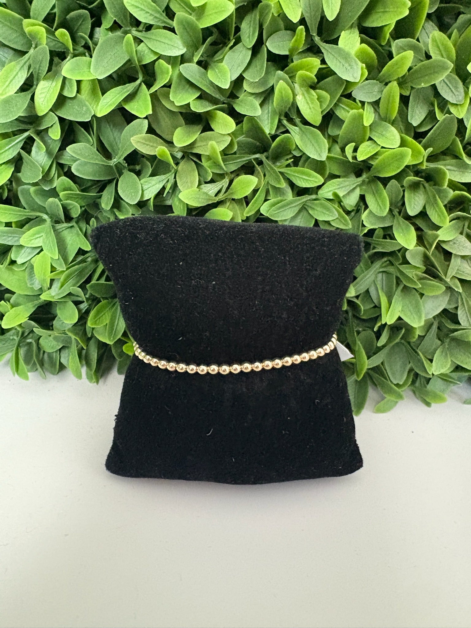 EGIRL CLASSIC GOLD 3MM BEAD BRACELET