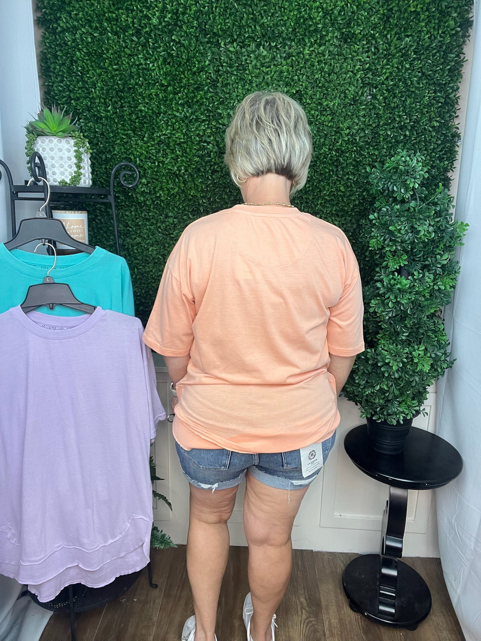 PONCHO TEE - LAVENDER