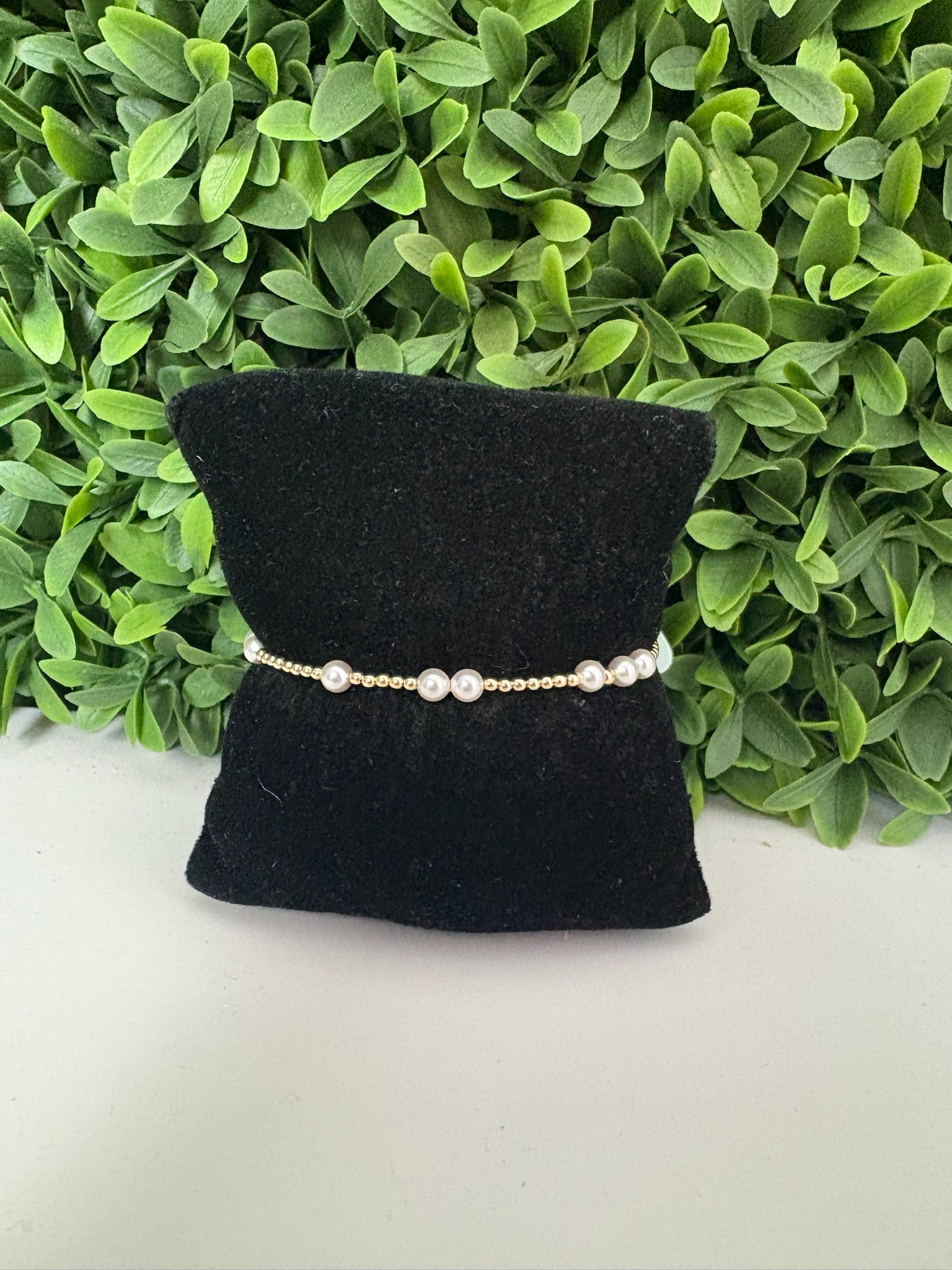 EGIRL HOPE UNWRITTEN 4MM BEAD BRACELET - PEARL