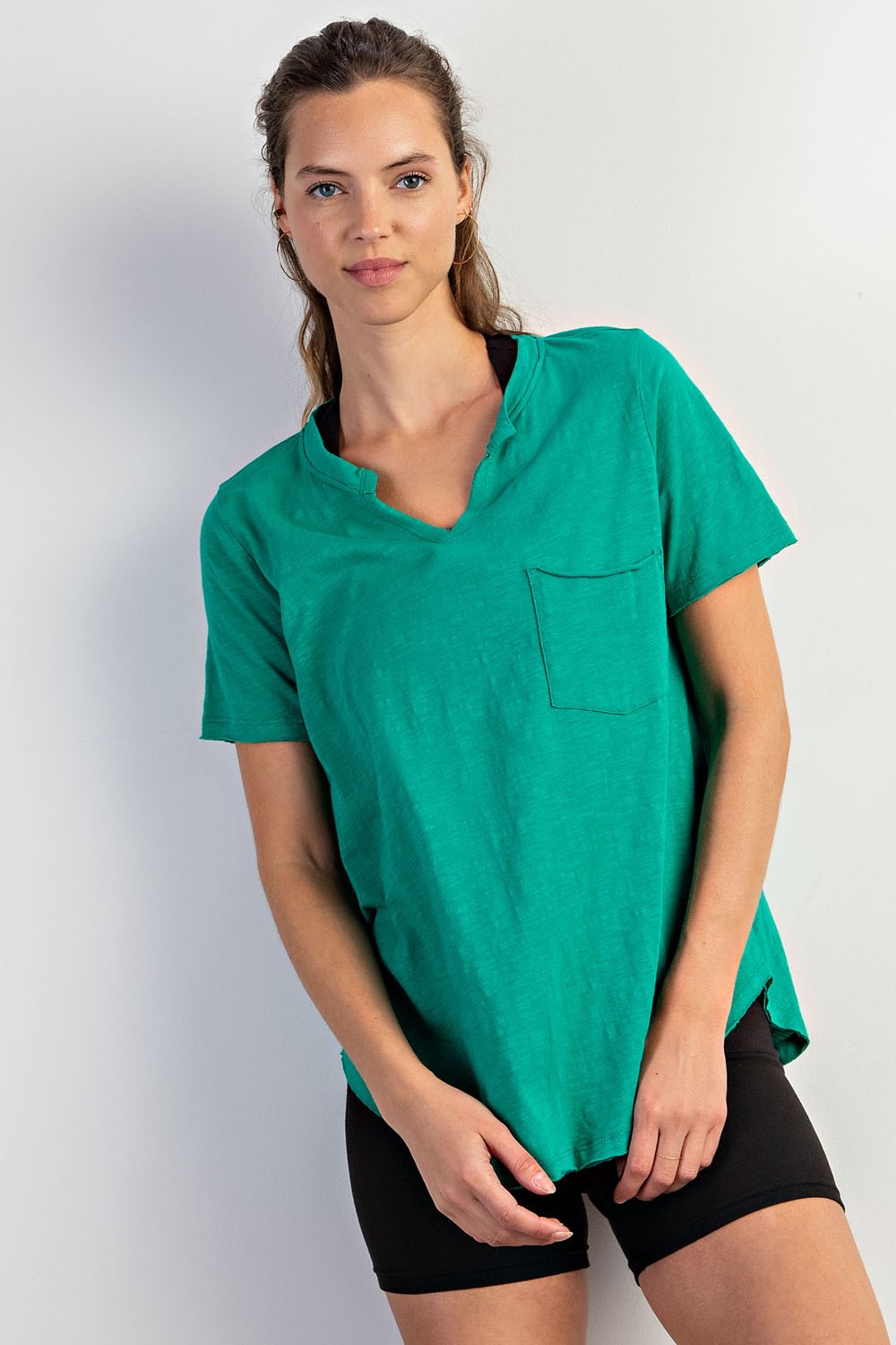 RELAXED COTTON SHORT SLEEVE TEE