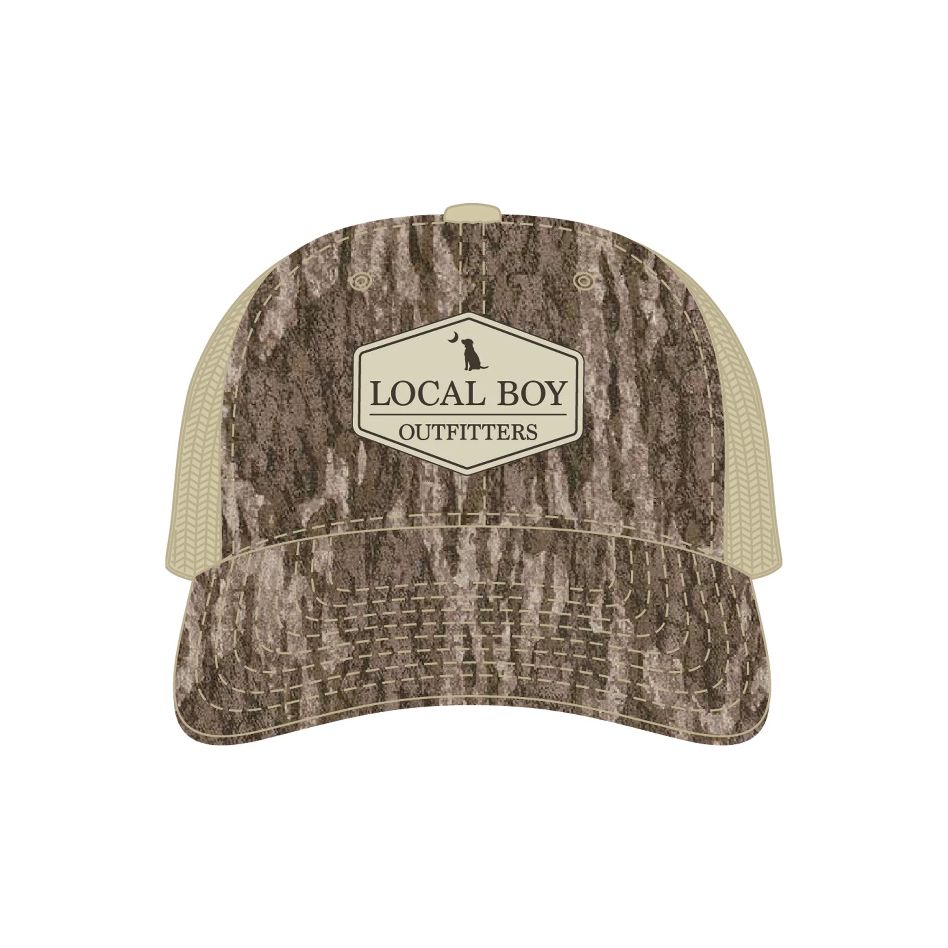 YOUTH - CLASSIC HEX TRUCKER HAT - BOTTOMLAND