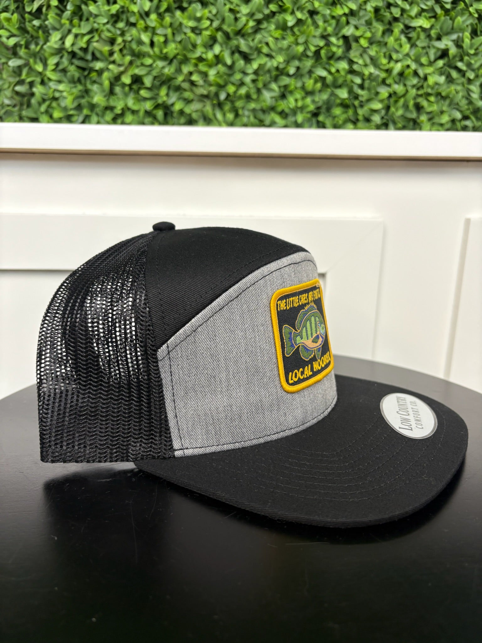 LITTLE ONES PATCH TRUCKER HEATHER/BLACK