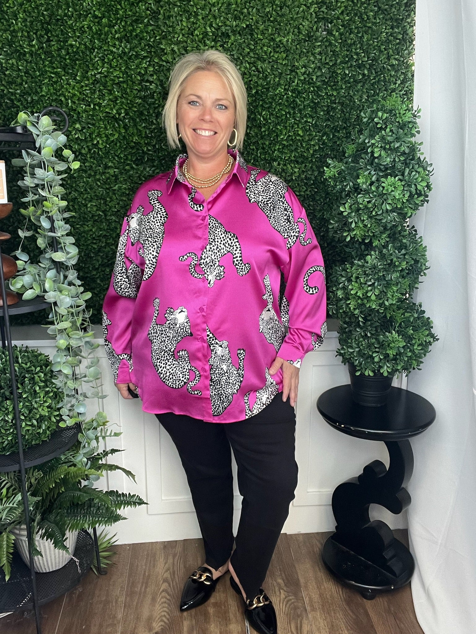 MELISSAS ANIMAL PRINT TOP