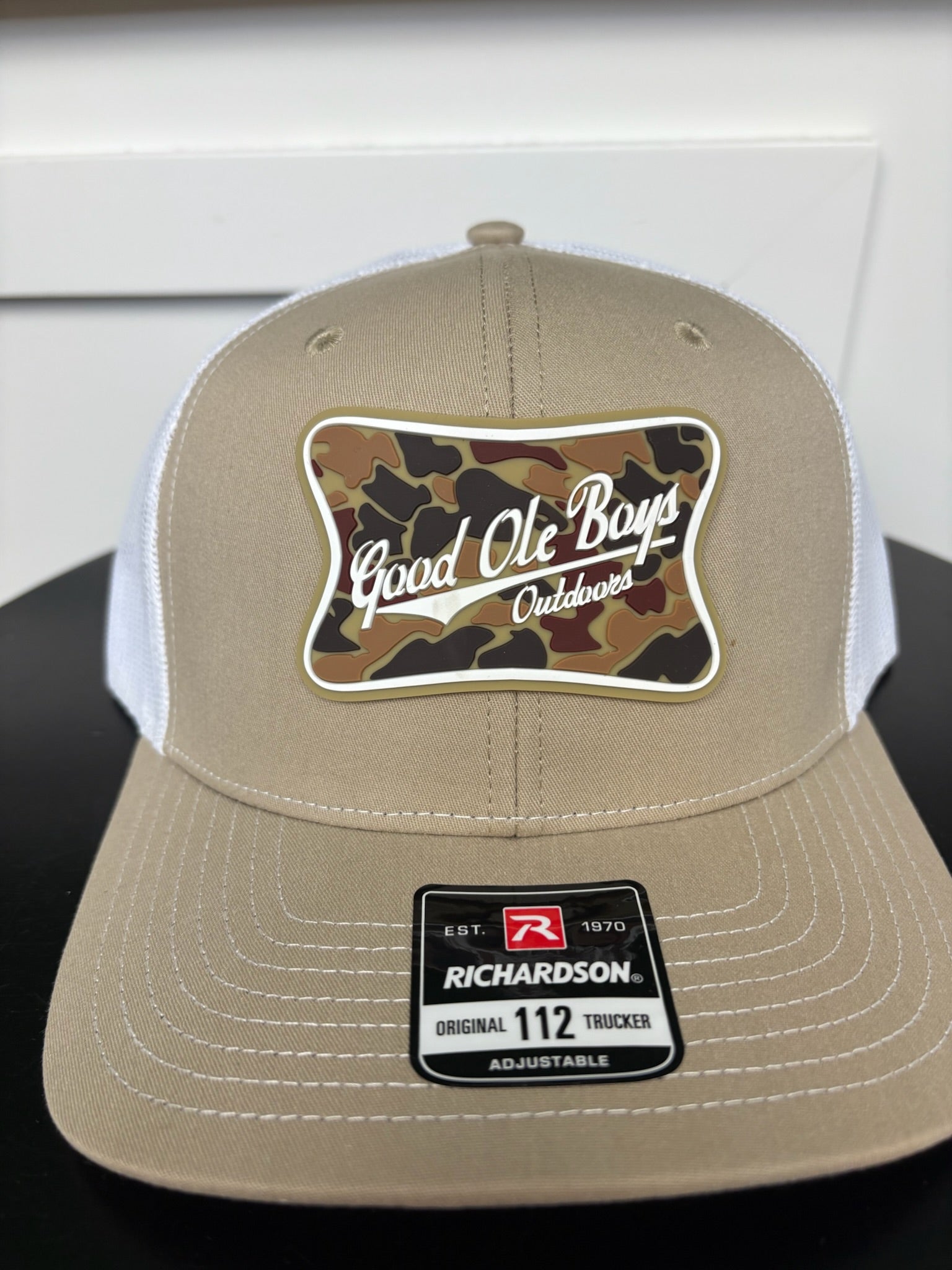GOB CAMO PATCH HAT - KHAKI/WHITE