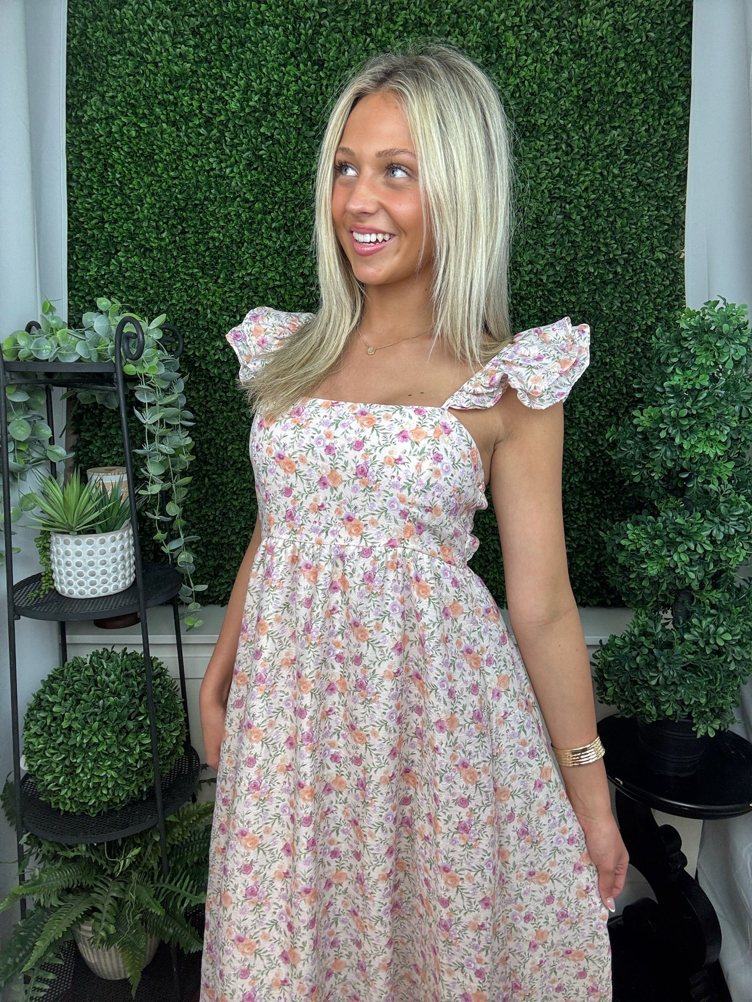 Romantic Floral Summer Sundress