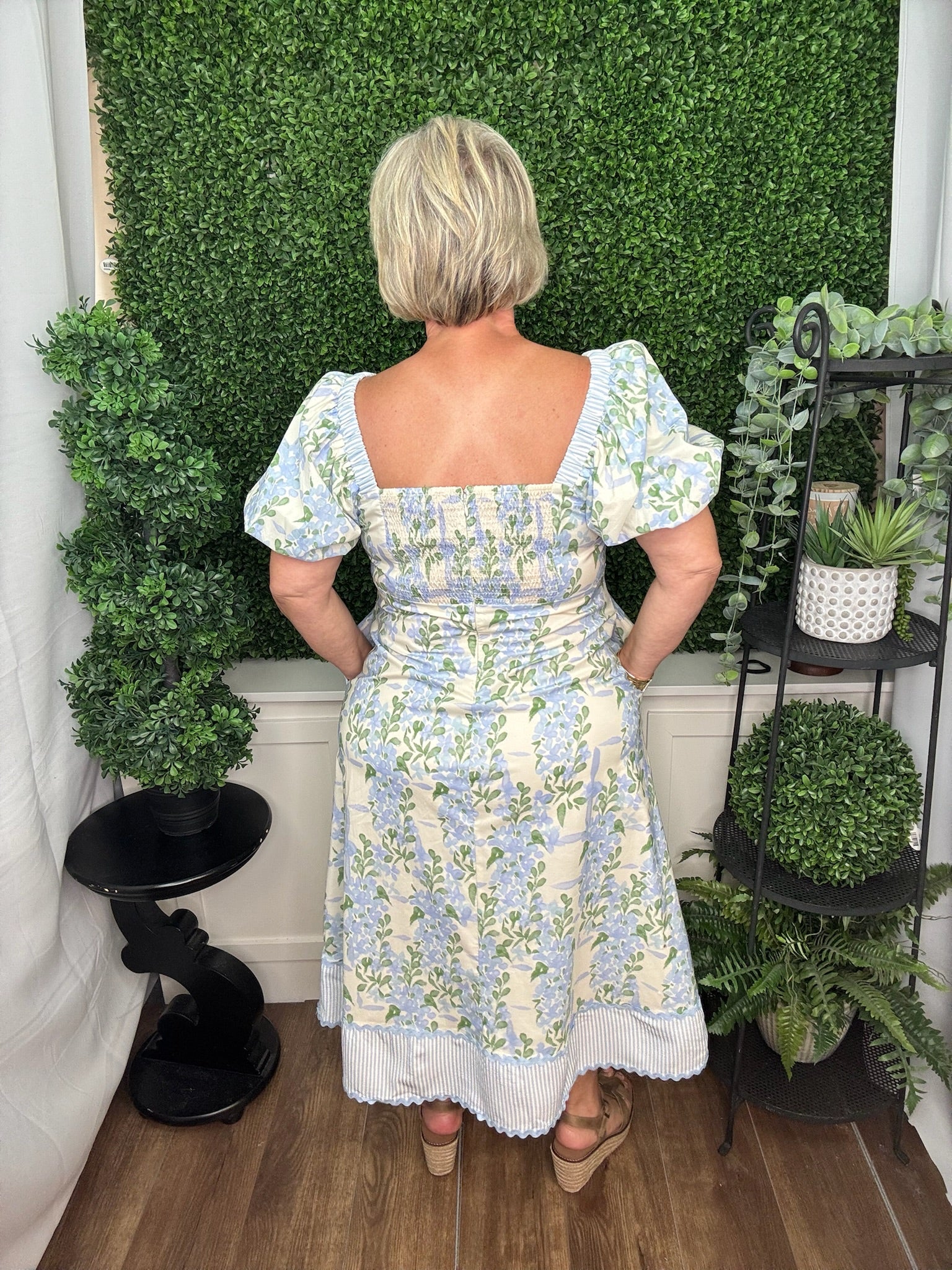 PUFF SHORT SLEEVE DRESS