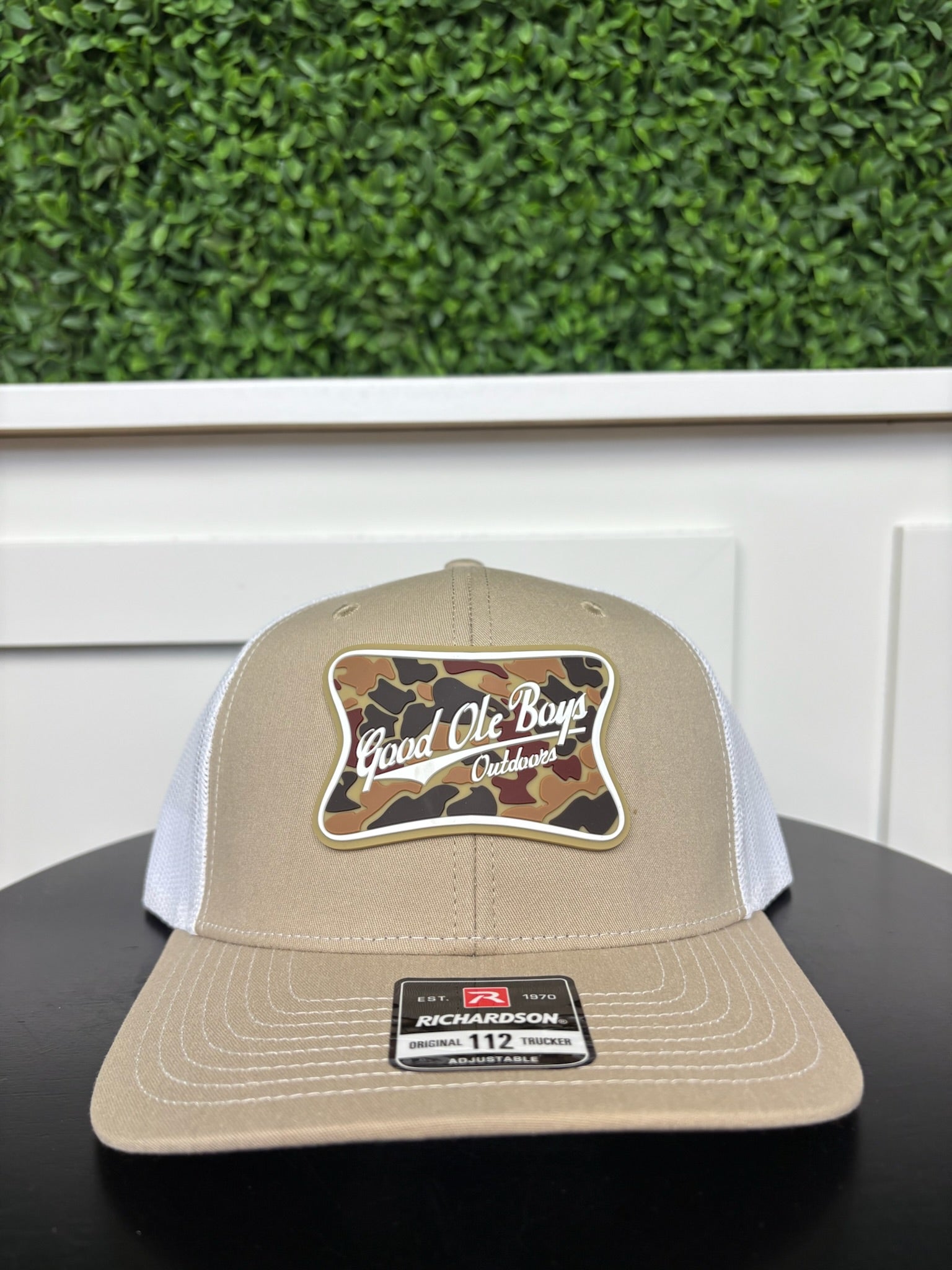 GOB CAMO PATCH HAT - KHAKI/WHITE