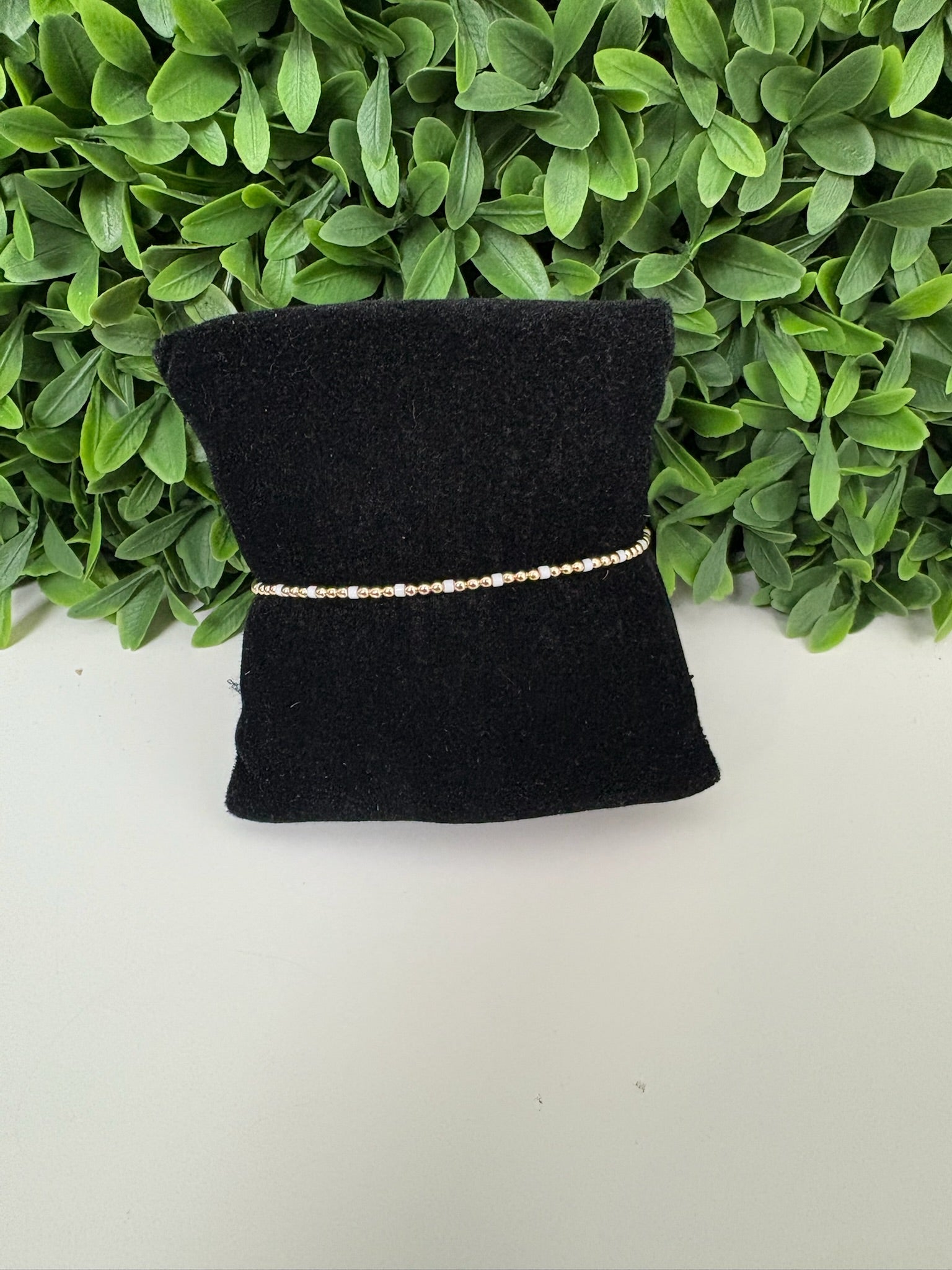 HOPE SINCERITY 2MM BEAD BRACELET - MILKSHAKE